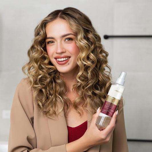 Gray K-PAK Color Therapy Luster Lock Multi-Perfector Daily Shine & Protect Spray | For Color-Treated Hair | Instantly Detangle | Control Frizz | Boost Shine | With African Maketti & Argan Oil | 1.7 Fl Oz