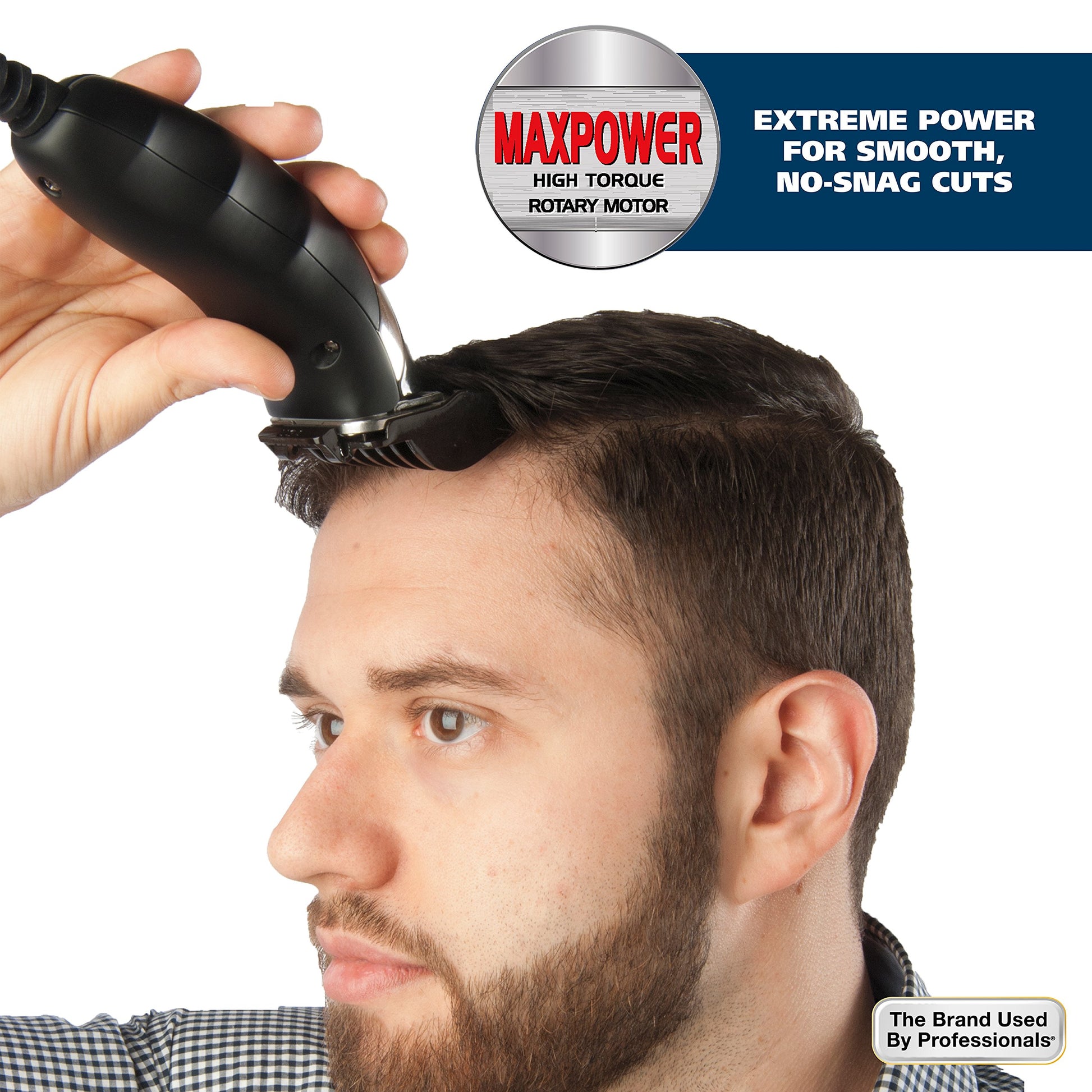 White Smoke Wahl Clipper Compact Multi-Purpose Haircut, Beard, & Body Grooming Hair Clipper & Trimmer with Extreme Power & Easy Clean Blades - Model 79607