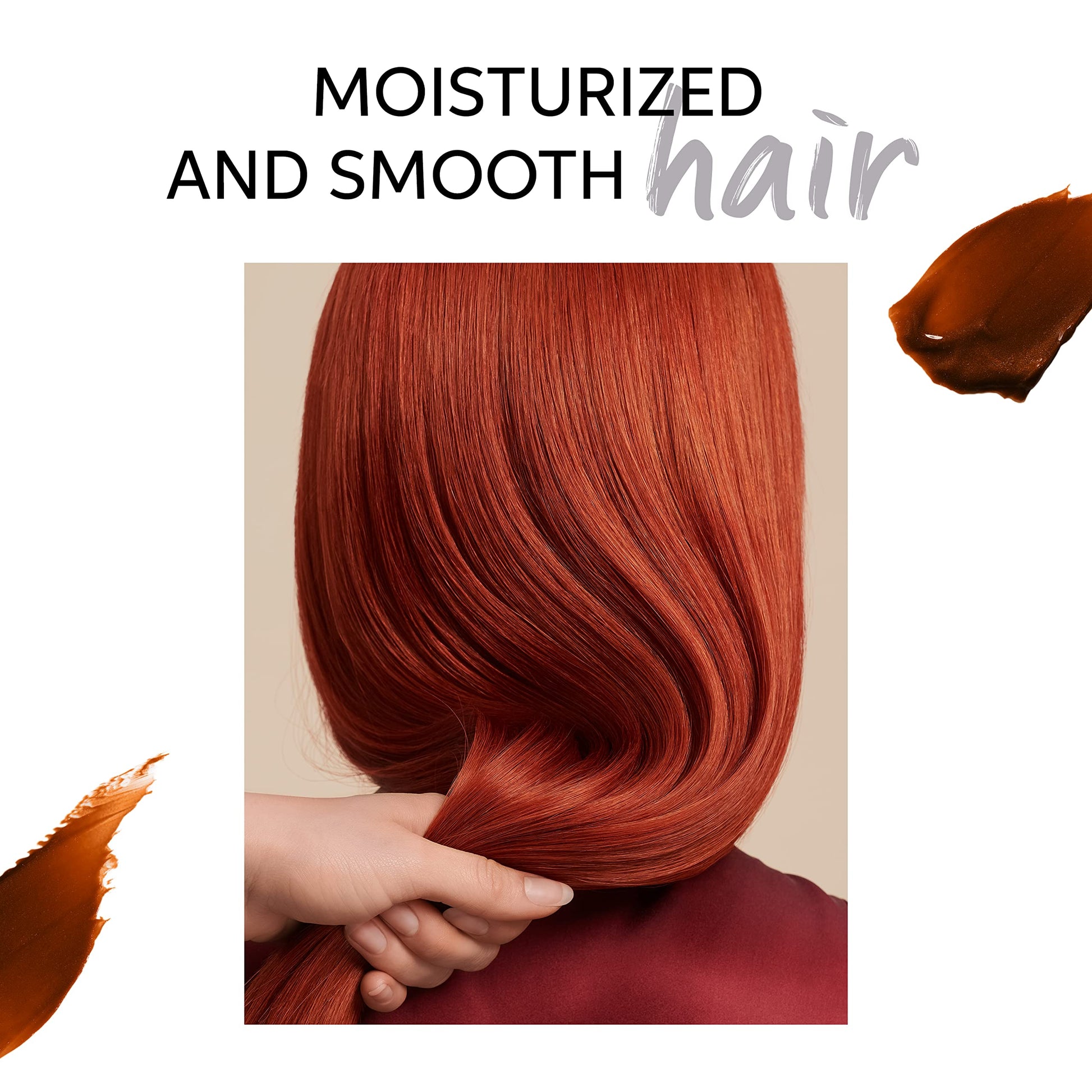 White Smoke Wella Professionals Color Fresh Mask | Copper Glow | Natural Shade | Hair Color-Depositing Mask | Vegan Formula with Avocado Oil | Zero Damage | Silicone Free | 5 Fl Oz