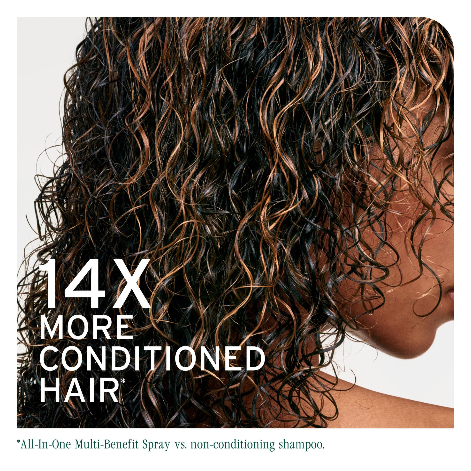 Black Biolage All-In-One Multi-Benefit Spray - Leave-In Treatment, Heat Protectant, Shine, Frizz Control, For All Hair Types, Coconut Oil, Vegan & Paraben-Free, 1 Fl Oz, Packaging may vary