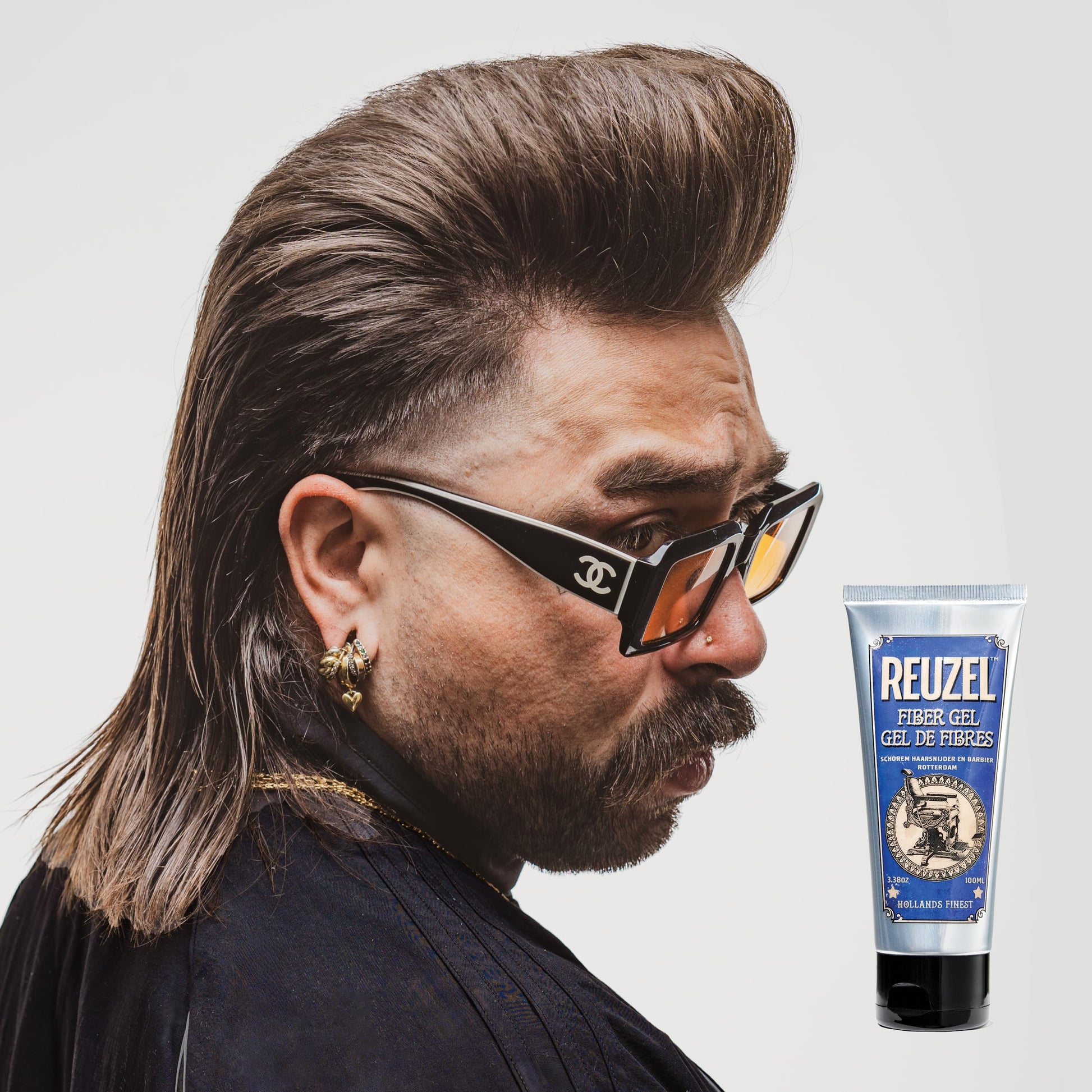 Lavender Reuzel Fiber Gel, Flake Free Formula, 3.38 oz