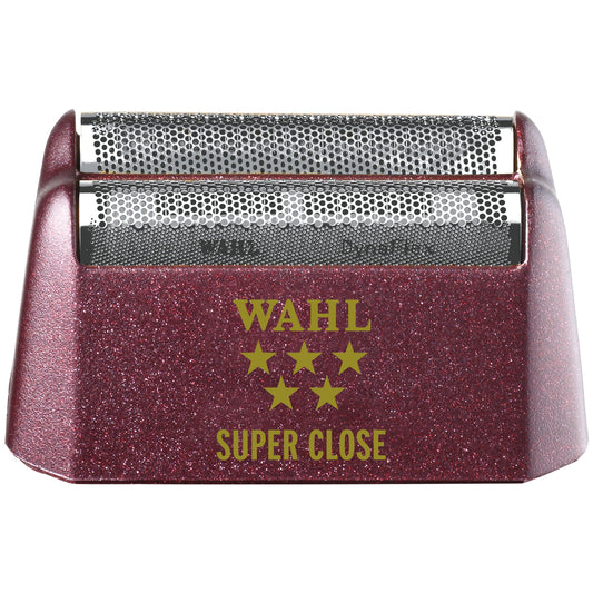 Saddle Brown Wahl Professional 5 Star Series Shaver Shaper Replacement Foil, Super Close Shave, Hypo-Allergenic Silver