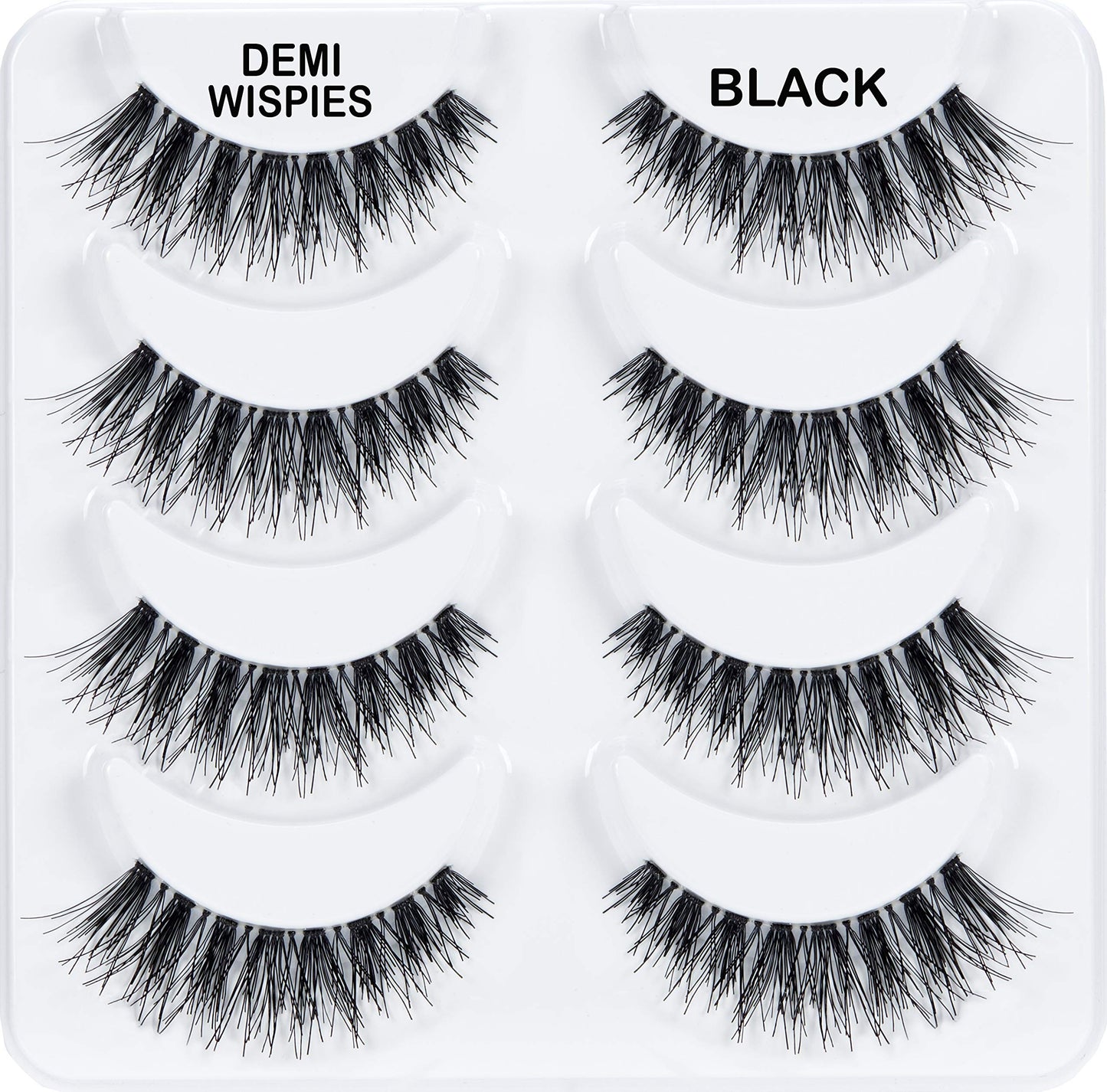 White Smoke ARDELL Professional Natural Multipack - Demi Wispies Black by Ardell, Pack of 3