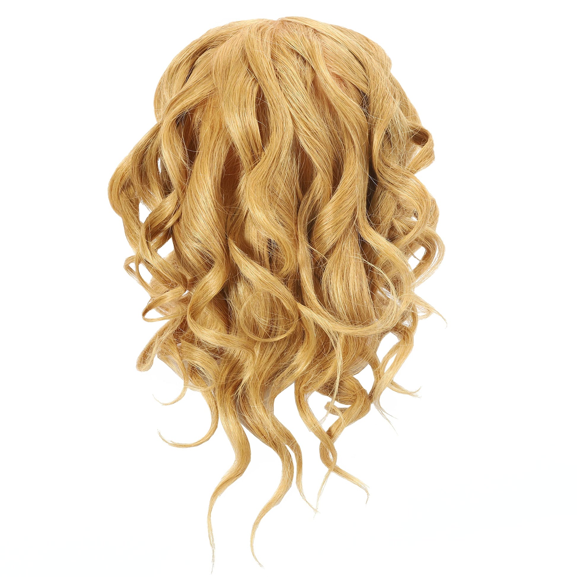 White Smoke FUTAI Mannequin Head 100% Real Human Hair Manikin Doll Style Head for Bleaching Dyeing Curling Cutting Braiding Styling Updos Practice Cosmetology Training Display with Stand