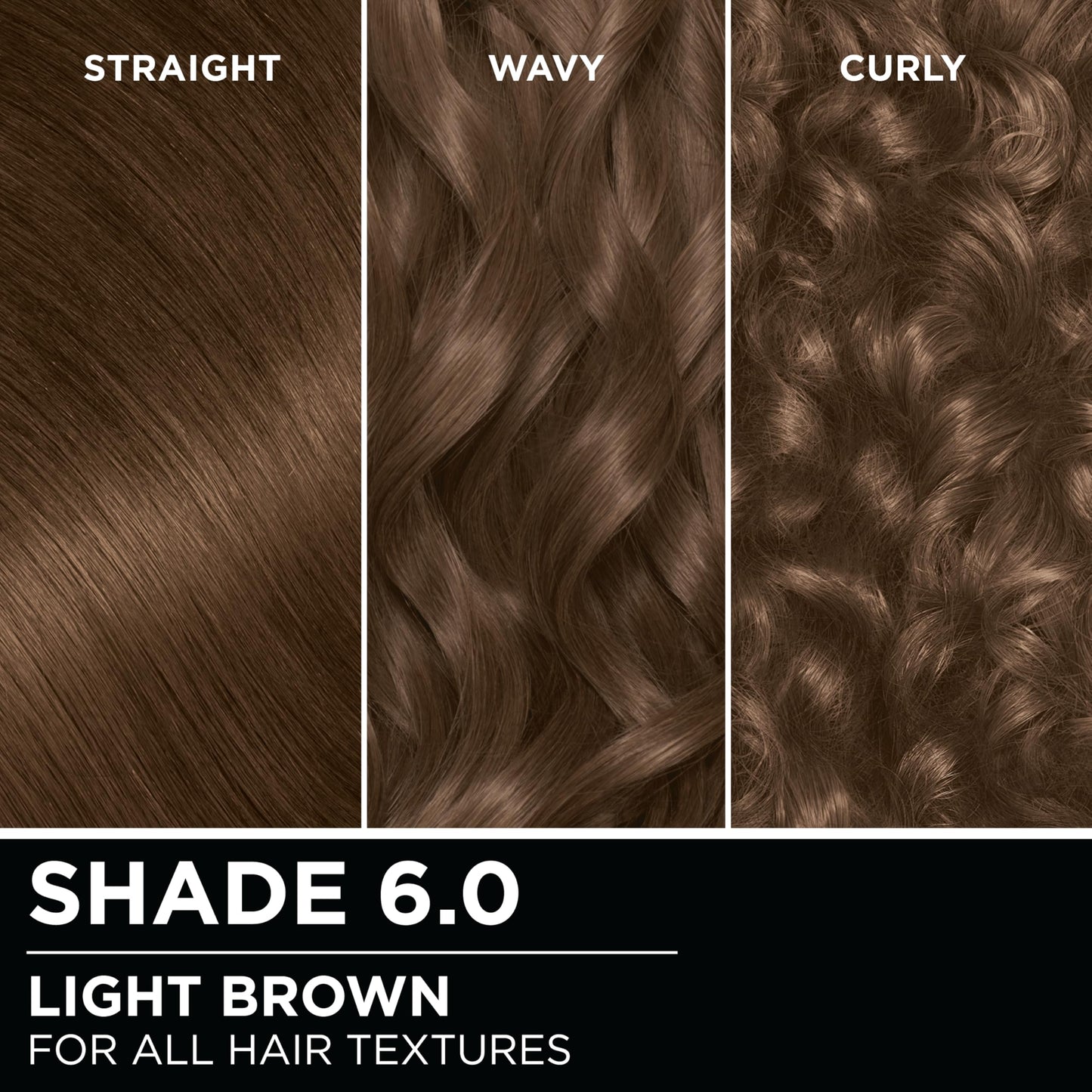Dark Slate Gray Garnier Olia Hair Color, Ammonia-Free Permanent Hair Dye, Oil-Powered Formula for 100% Gray Coverage and 3x Shinier Hair, Vegan & Cruelty Free, 6.0 Light Brown, 1 Count