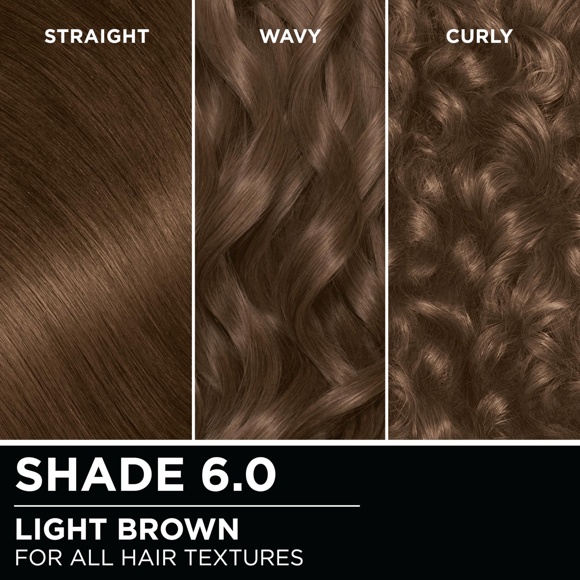 Dark Slate Gray Garnier Olia Hair Color, Ammonia-Free Permanent Hair Dye, Oil-Powered Formula for 100% Gray Coverage and 3x Shinier Hair, Vegan & Cruelty Free, 6.0 Light Brown, 1 Count