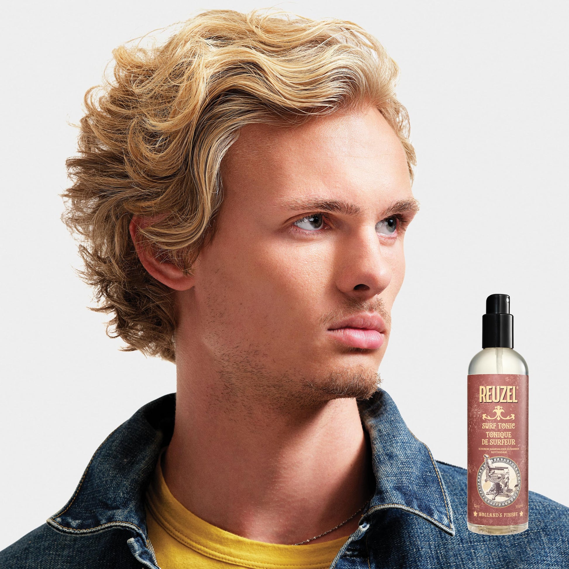 Lavender Reuzel Surf Tonic Spray, Adds Grip and Volume, 12 oz