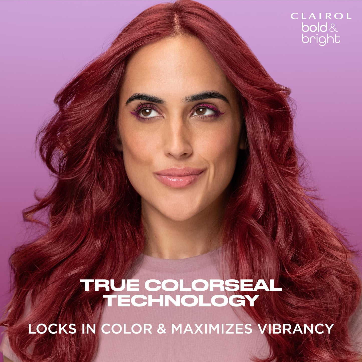 Plum Clairol Bold & Bright Permanent Hair Dye, V3 Intense Passion Plum Hair Color | Intense Vibrancy + Moisturizing Shine | Includes Color Boost Glaze to Amplify Color Anytime | Pack of 1