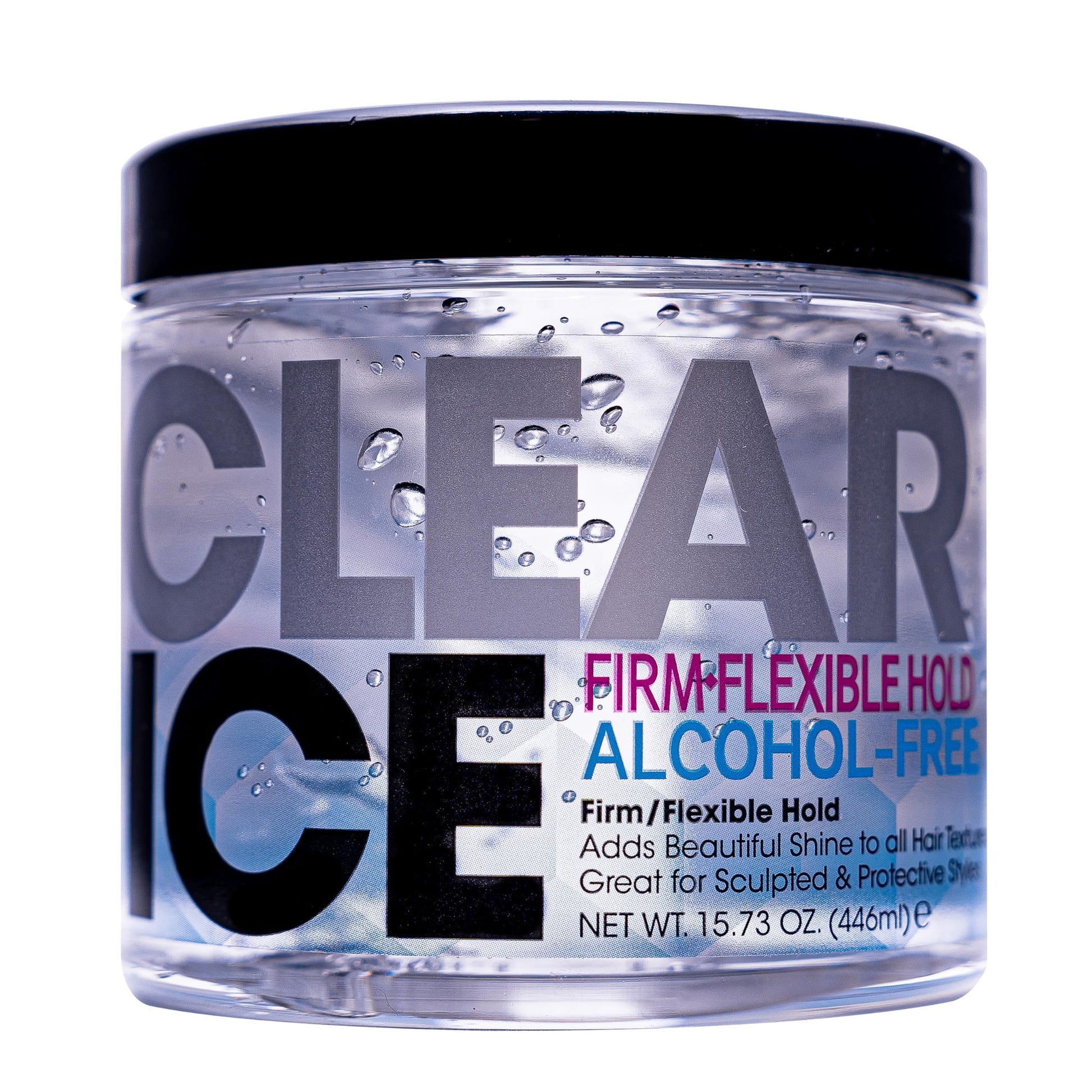 Black AmPro Clear Ice Gel Firm/Flexible Hold 15.73 Oz (Pack of 1)