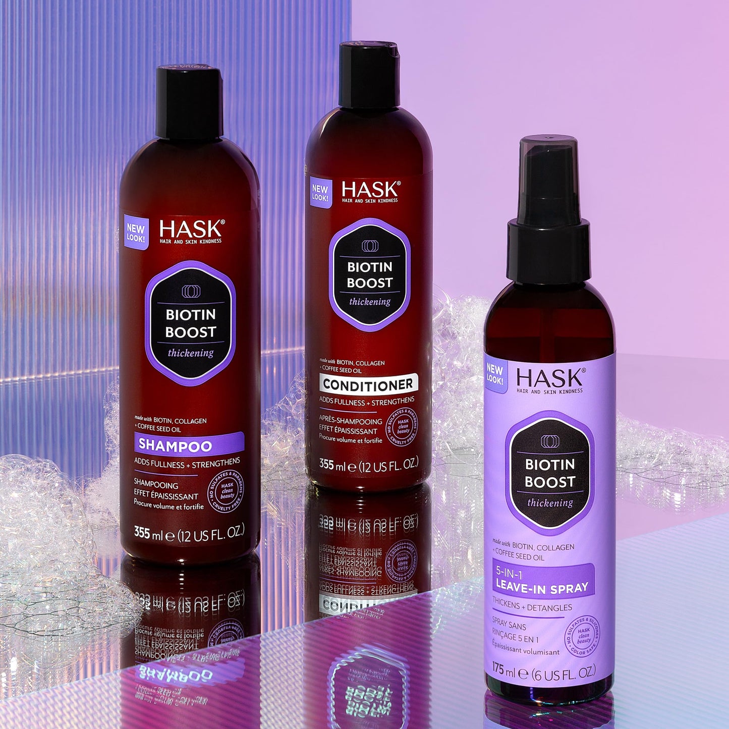 Thistle Hask Biotin Boost Thickening Conditioner, 12 Fl Oz
