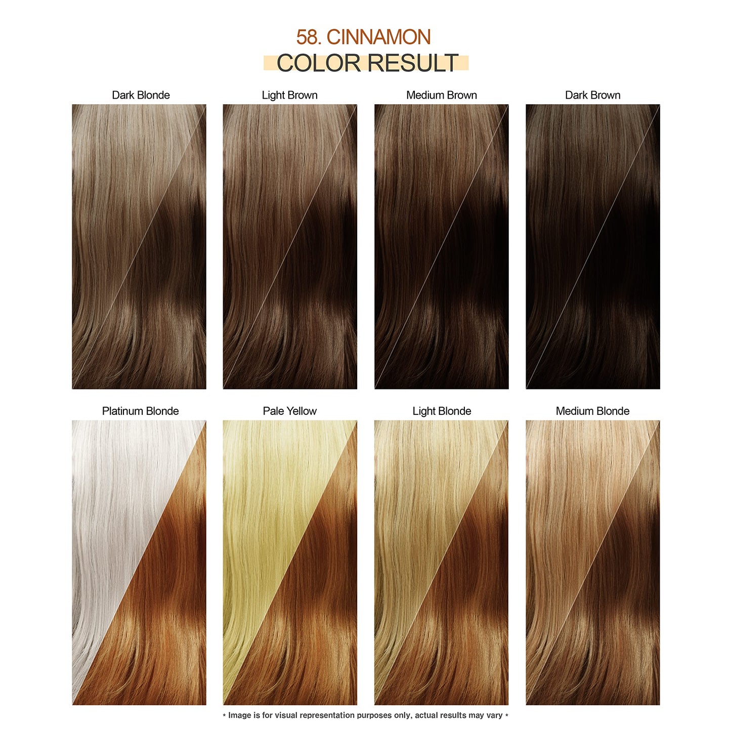White Smoke Adore Semi Permanent Hair Color - Vegan and Cruelty-Free Hair Dye - 4 Fl Oz - 058 Cinnamon (Pack of 3)