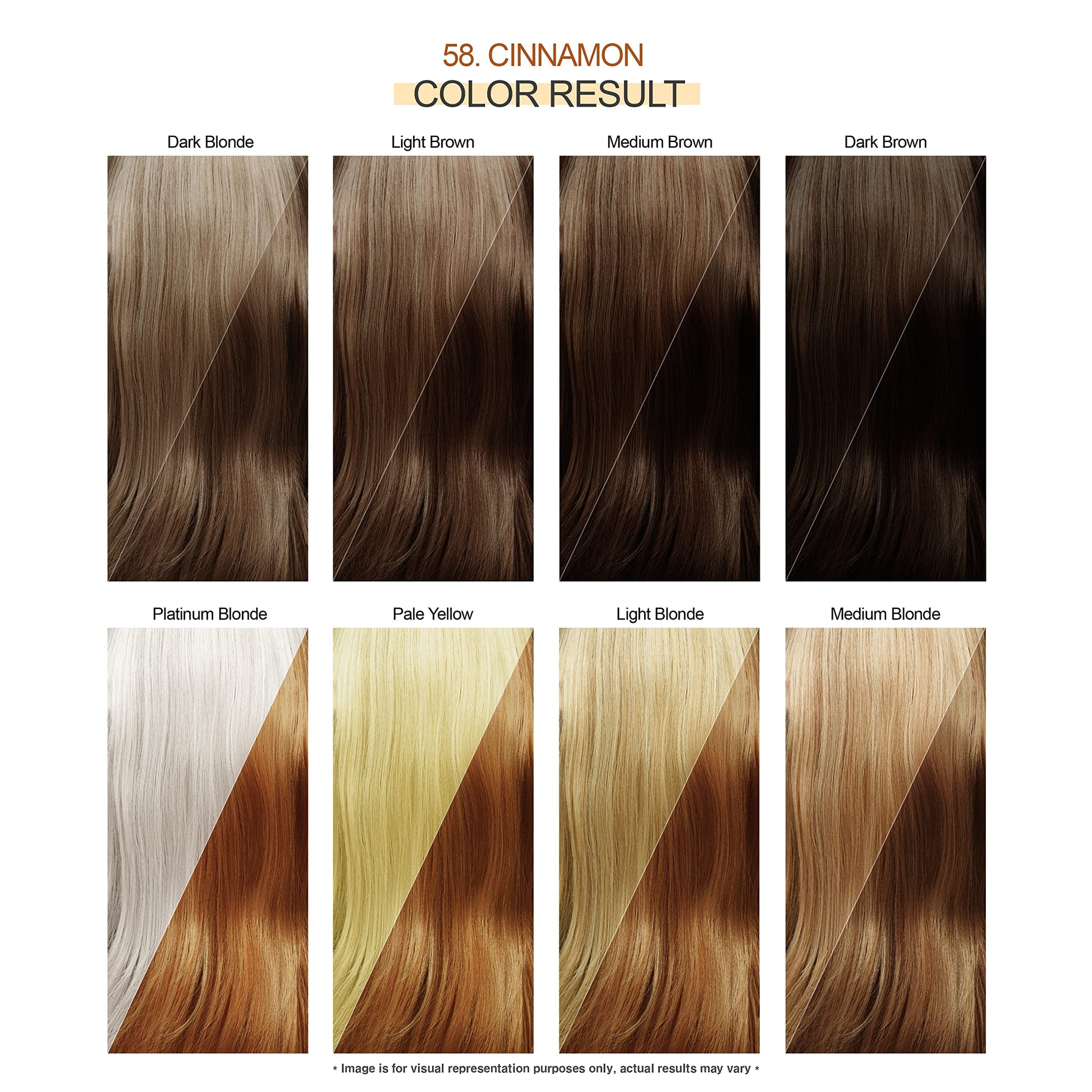 White Smoke Adore Semi Permanent Hair Color - Vegan and Cruelty-Free Hair Dye - 4 Fl Oz - 058 Cinnamon (Pack of 3)