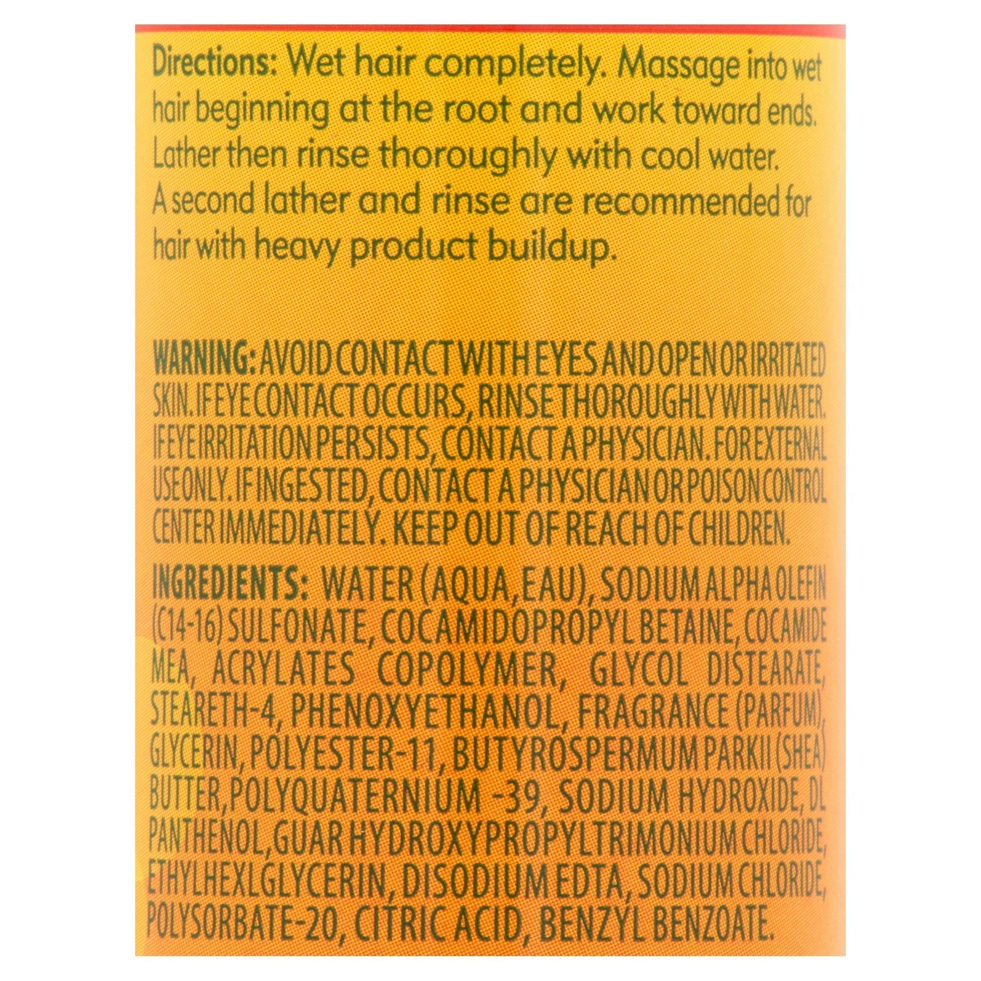 Dark Goldenrod Cantu Shea Butter Sulfate-free Cleansing Cream Shampoo, 3 Fluid Ounce