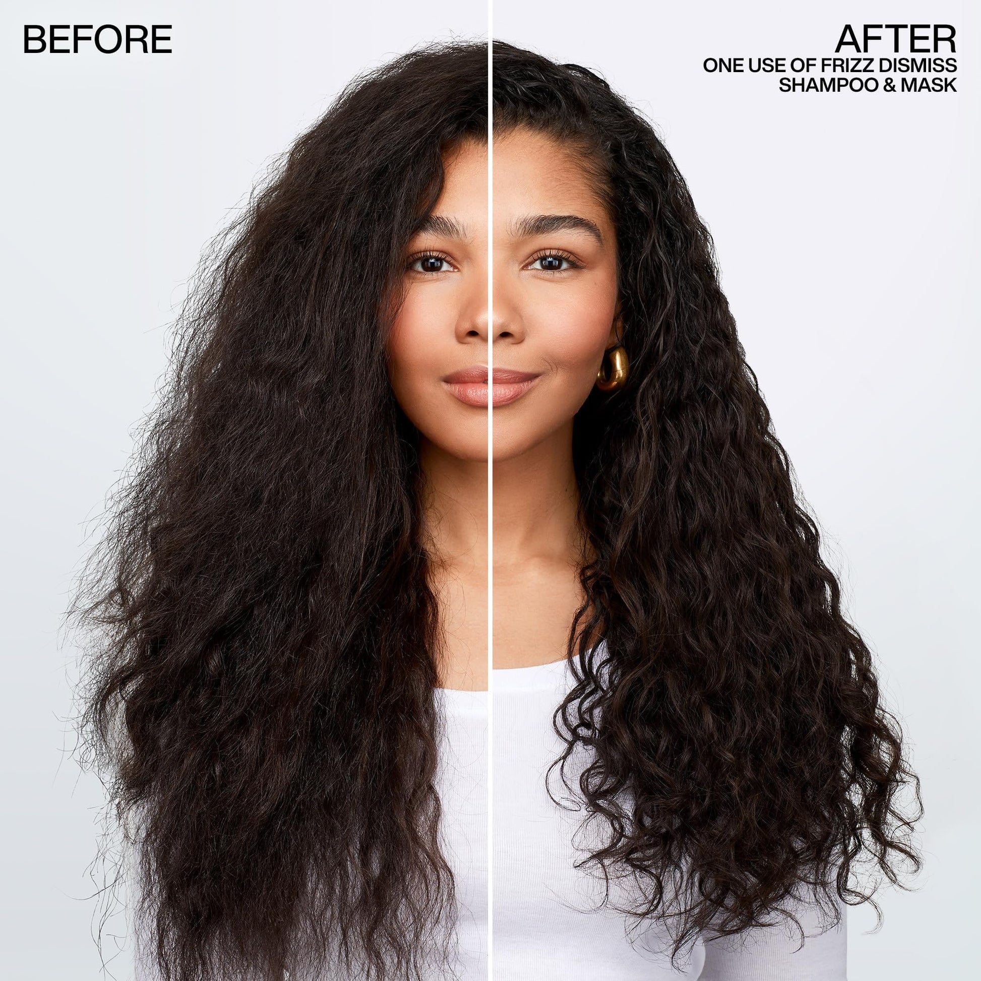 Lavender Redken Frizz Dismiss Shampoo | Sulfate Free Shampoo For Frizzy Hair | Gently Cleanses, Smooths, and Adds Shine | Weightless Long-Lasting Frizz Control | Humidity Protection | Anti Frizz