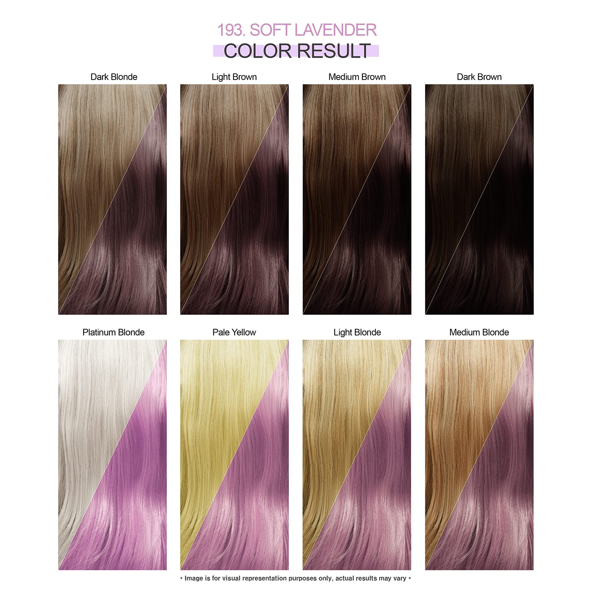 White Smoke Adore Semi Permanent Hair Color - Vegan and Cruelty-Free Hair Dye - 4 Fl Oz - 193 Soft Lavender (Pack of 3)