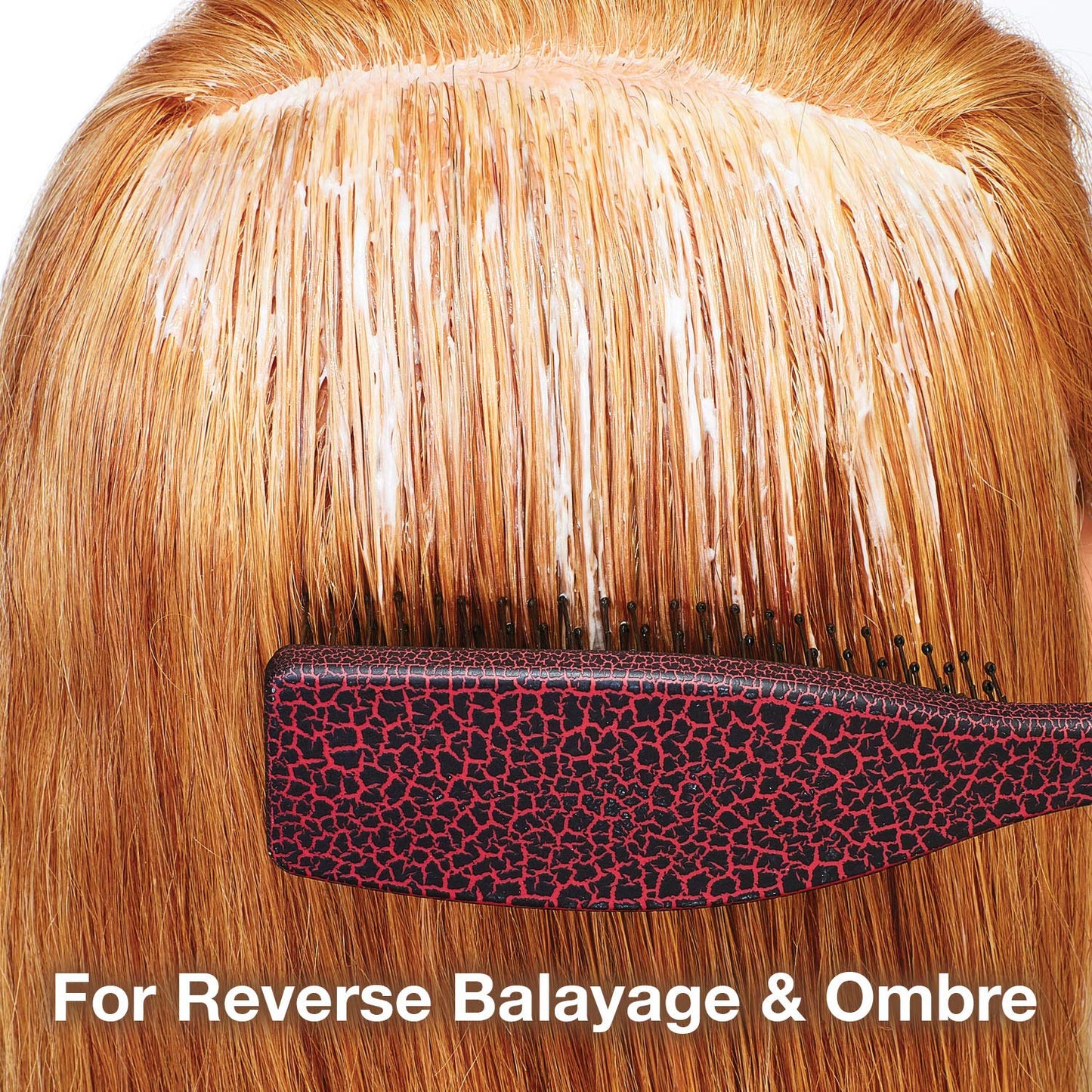 Saddle Brown Olivia Garden iBlend Hair Brush For Color & Treatments IB-1 (Red)