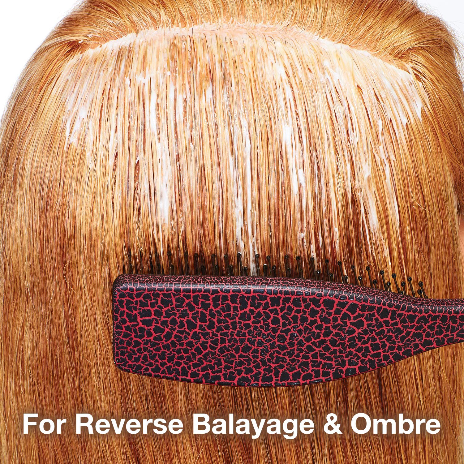 Saddle Brown Olivia Garden iBlend Hair Brush For Color & Treatments IB-1 (Red)