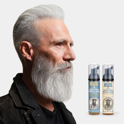 Lavender Reuzel Beard Foam, Reduces Beardruff And Itchy Skin, 2.36 Oz