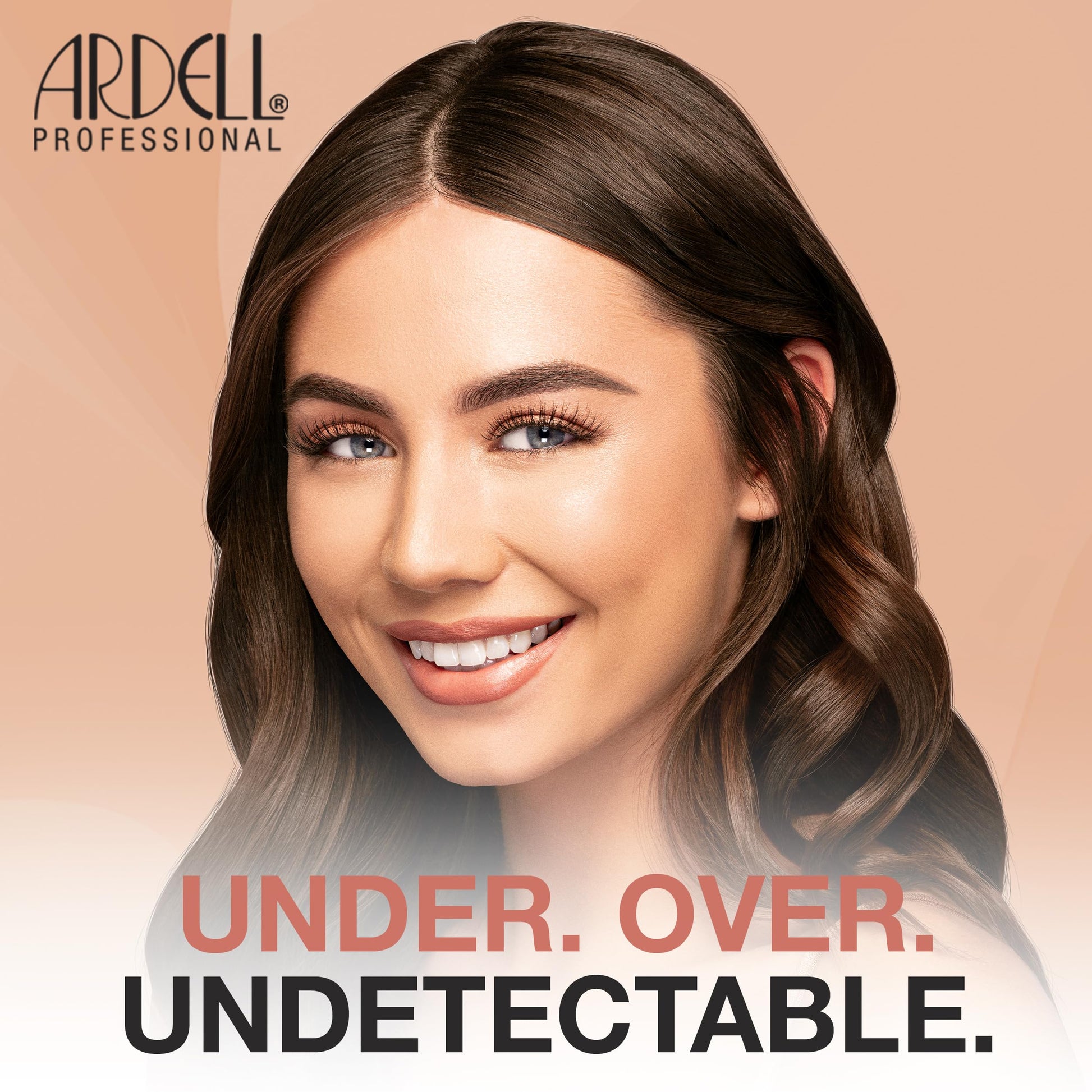 Tan Ardell Naked Clusters 420 – Seamless Individual Lashes, Reusable Lash Clusters with Invisiband, DIY Eyelash Cluster, Natural Look Lash Extensions, 50 ct