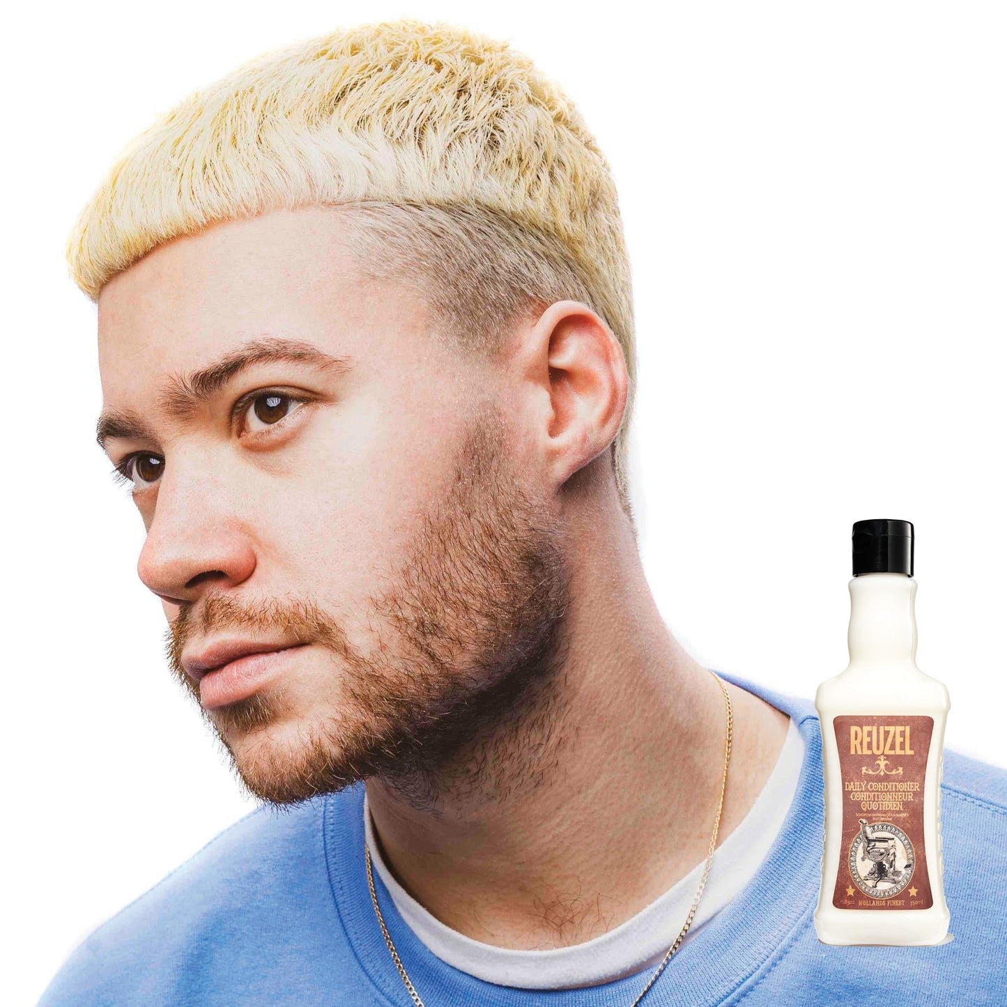 White Smoke Reuzel Daily Conditioner, Ideal for all Hair Types, 11.83 oz