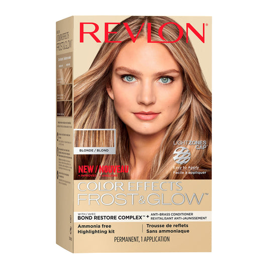 Peach Puff Revlon Color Effects Highlighting Kit, Permanent Hair Dye, For Balayage, Frosting, & Ombre Styling, Ammonia & Paraben Free, 20 Blonde, 8 Oz (Pack of 1)