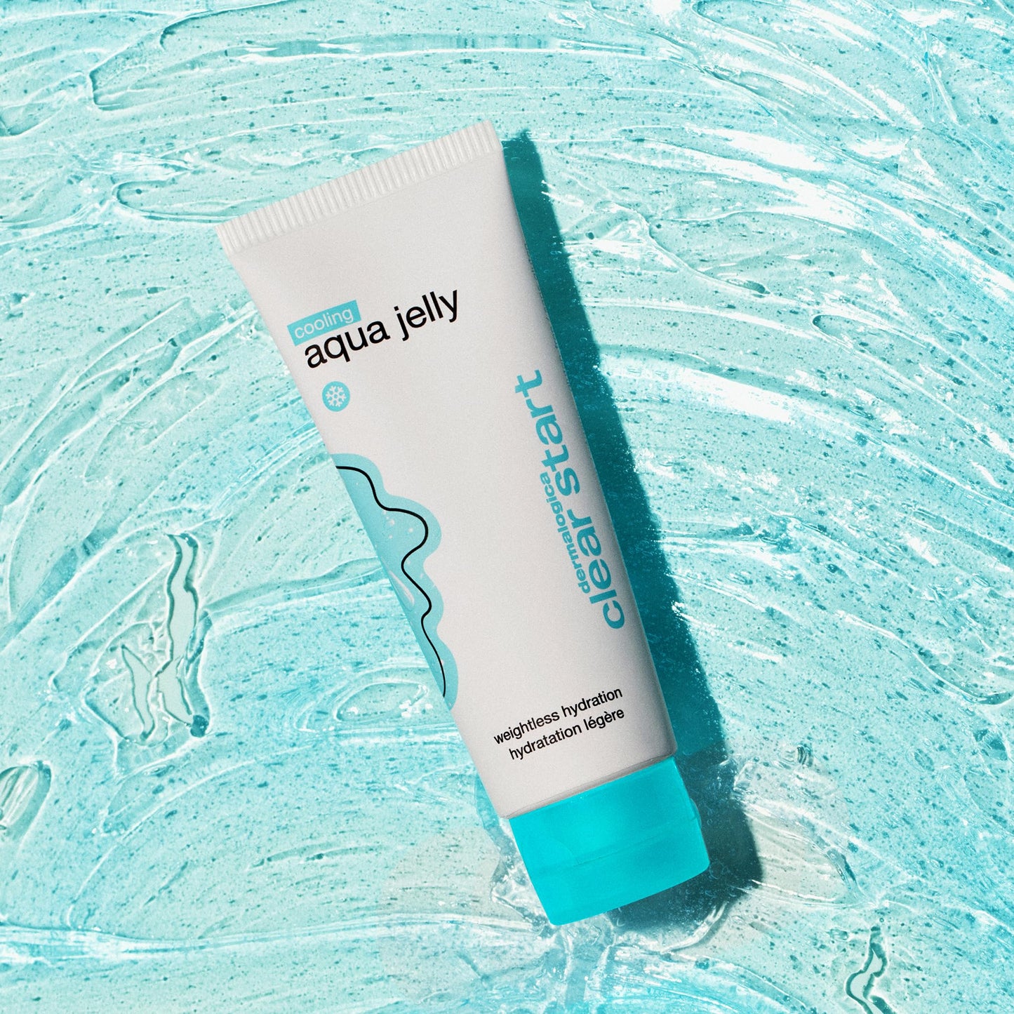 Powder Blue Dermalogica Clear Start Cooling Aqua Jelly (2 Fl Oz) Lightweight Gel Moisturizer For Oily Skin - Deeply Hydrate & Reduce Excess Oil for Dewy Glow With No Shine