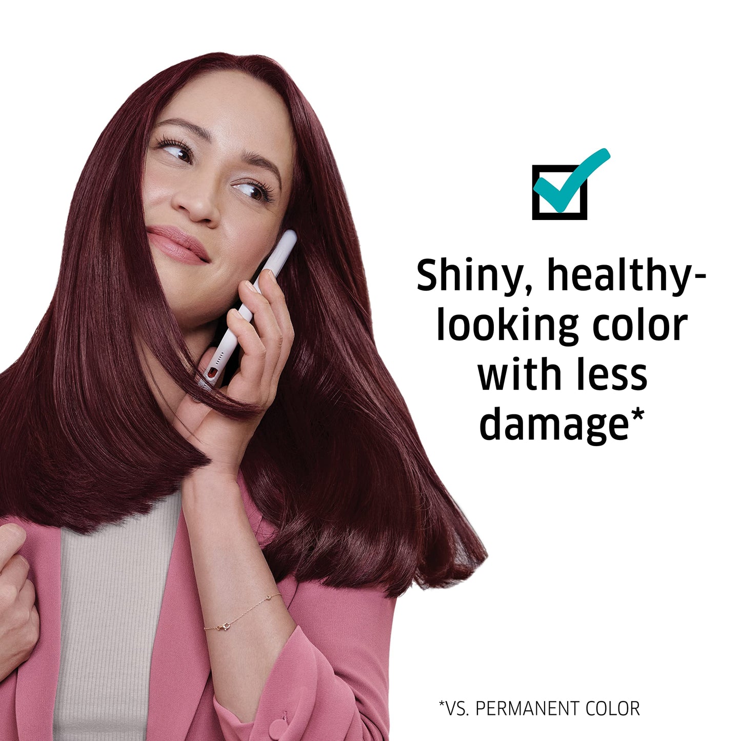 White Smoke Wella Professionals Invigo Brilliance Color Protection Shampoo & Conditioner, For Fine Hair + Wella ColorCharm Demi Permanent Hair Color, 6N Dark Neutral Blonde