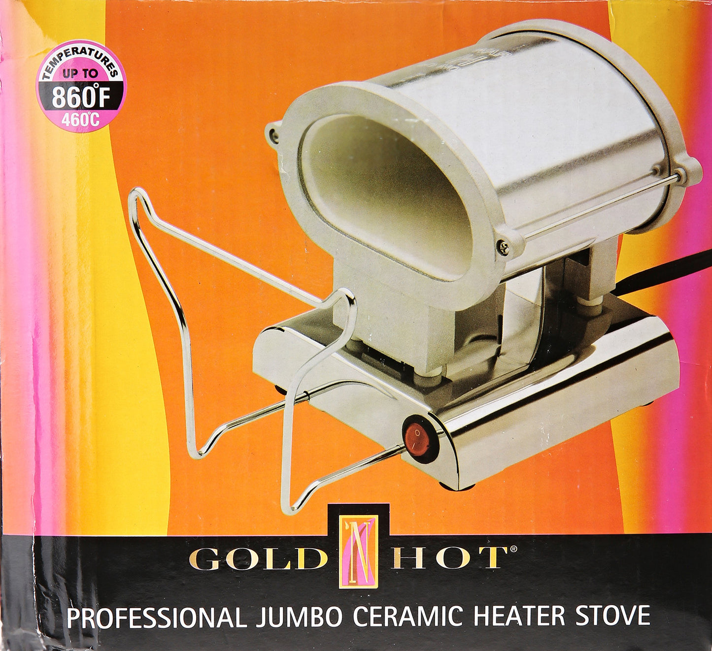 Chocolate Gold N Hot GNH Pro Jumbo Ceramic Heater Stove