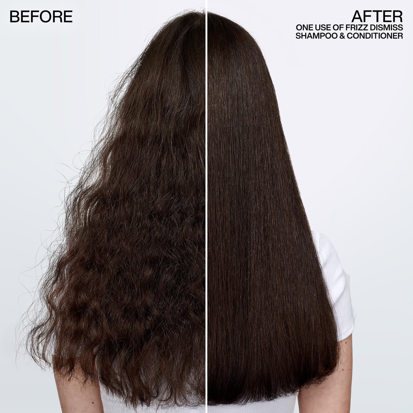 Black Redken Frizz Dismiss Shampoo | Sulfate Free Shampoo For Frizzy Hair | Gently Cleanses, Smooths, and Adds Shine | Weightless Long-Lasting Frizz Control | Humidity Protection | Anti Frizz