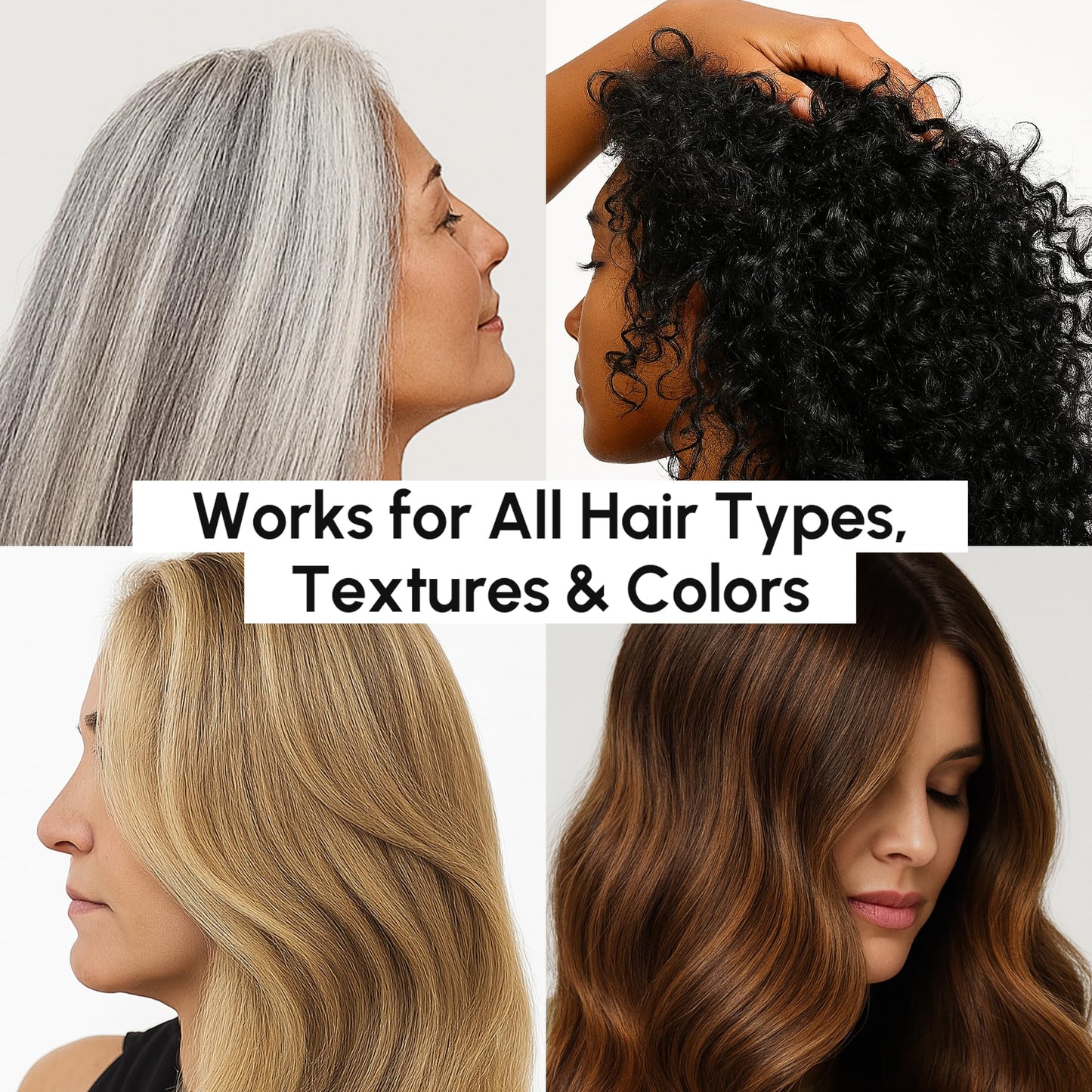 White Smoke MAREE Hair Serum for Frizzy Dry Hair – Styling Capsules with Keratin, Argan Oil, Vitamins A E B5 – UV & Heat Protectant Frizz Control Serum for Women – Aceite Para el Cabello Treatment