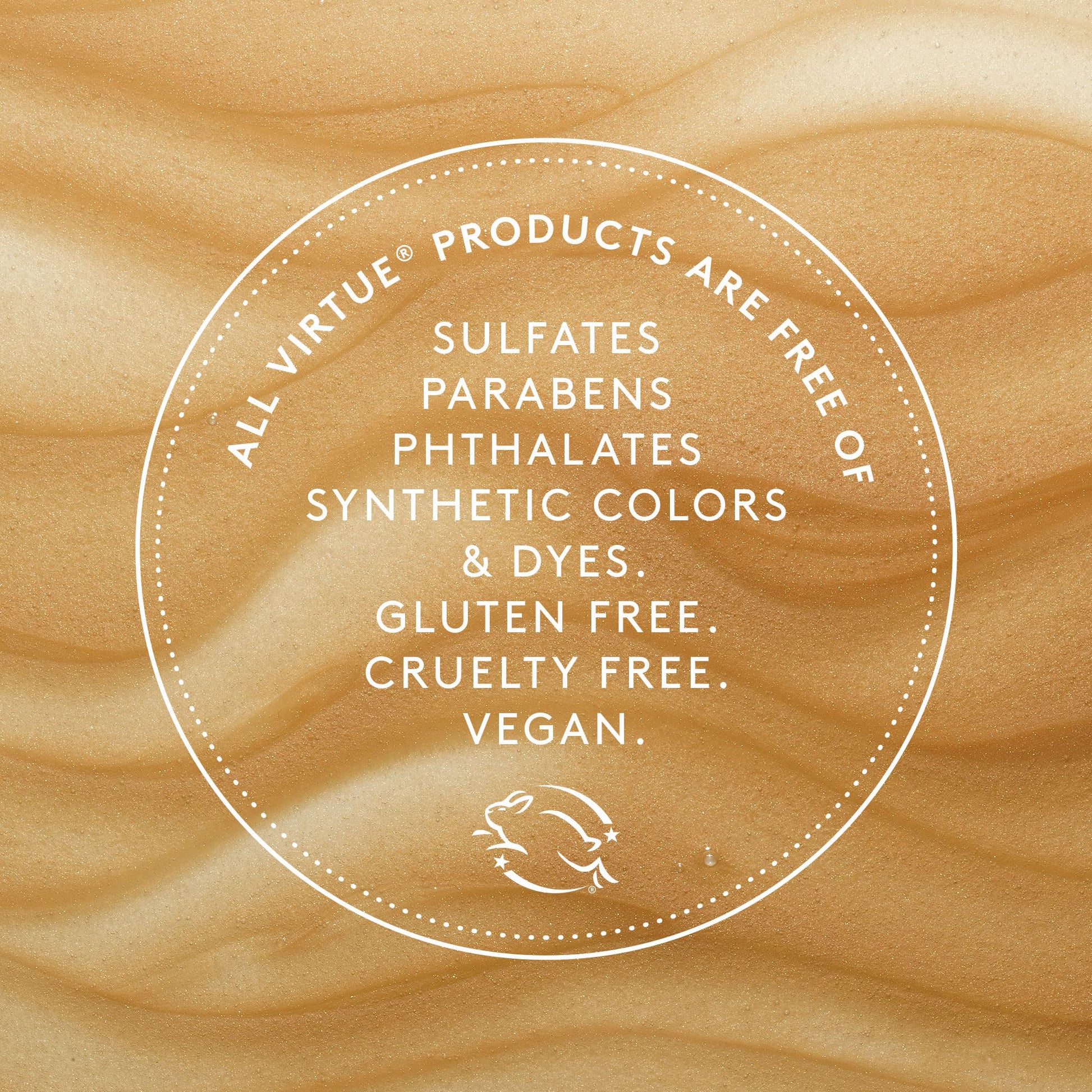 Dark Khaki VIRTUE Recovery Conditioner with Keratin Hydrates, Softens, and Renews Damaged Hair, Sulfate Free, Color Safe