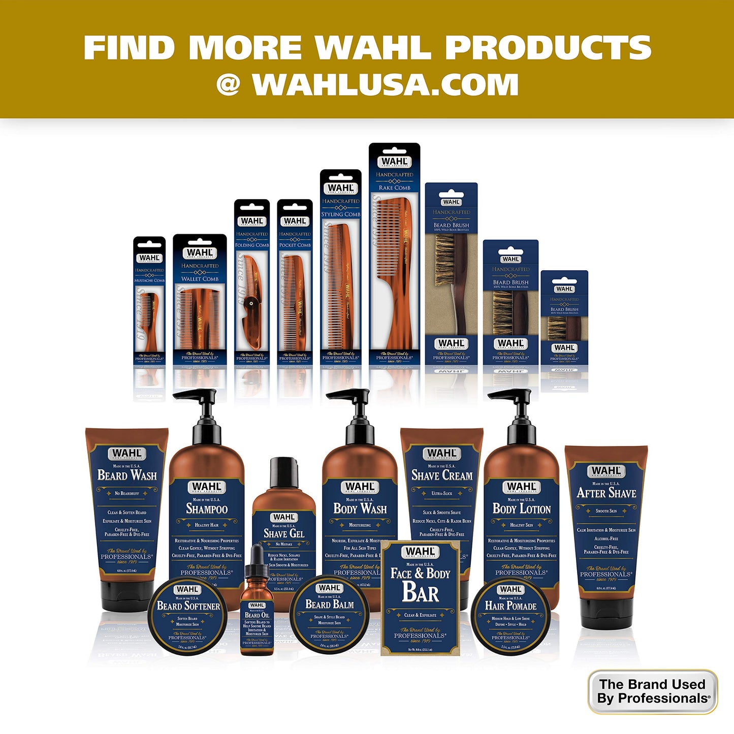 White Smoke Wahl Beard Wash Face Exfoliator with Essential Oils - Manuka, Meadowfoam, Clove, Moringa - Model 805601