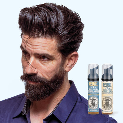 Alice Blue Reuzel Beard Foam, Reduces Beardruff And Itchy Skin, 2.36 Oz