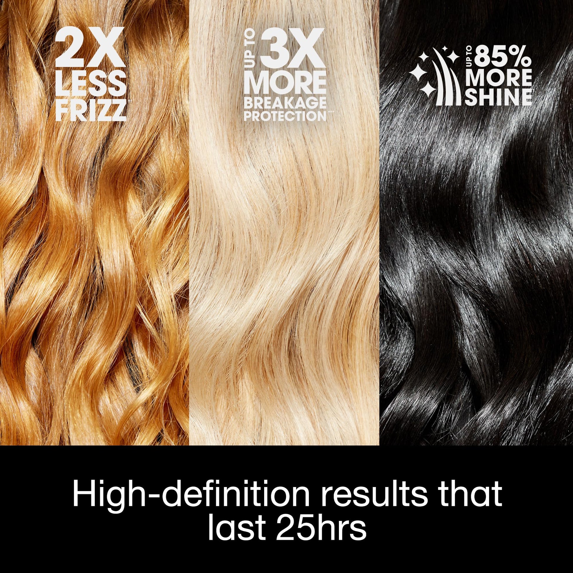 Black ghd Chronos Styler - 1” Smart Flat Iron Hair Straightener with HD Motion-Responsive Technology, Faster Styling, 24-Hour Results, More Shine, Less Frizz, and No Extreme Heat Damage - White