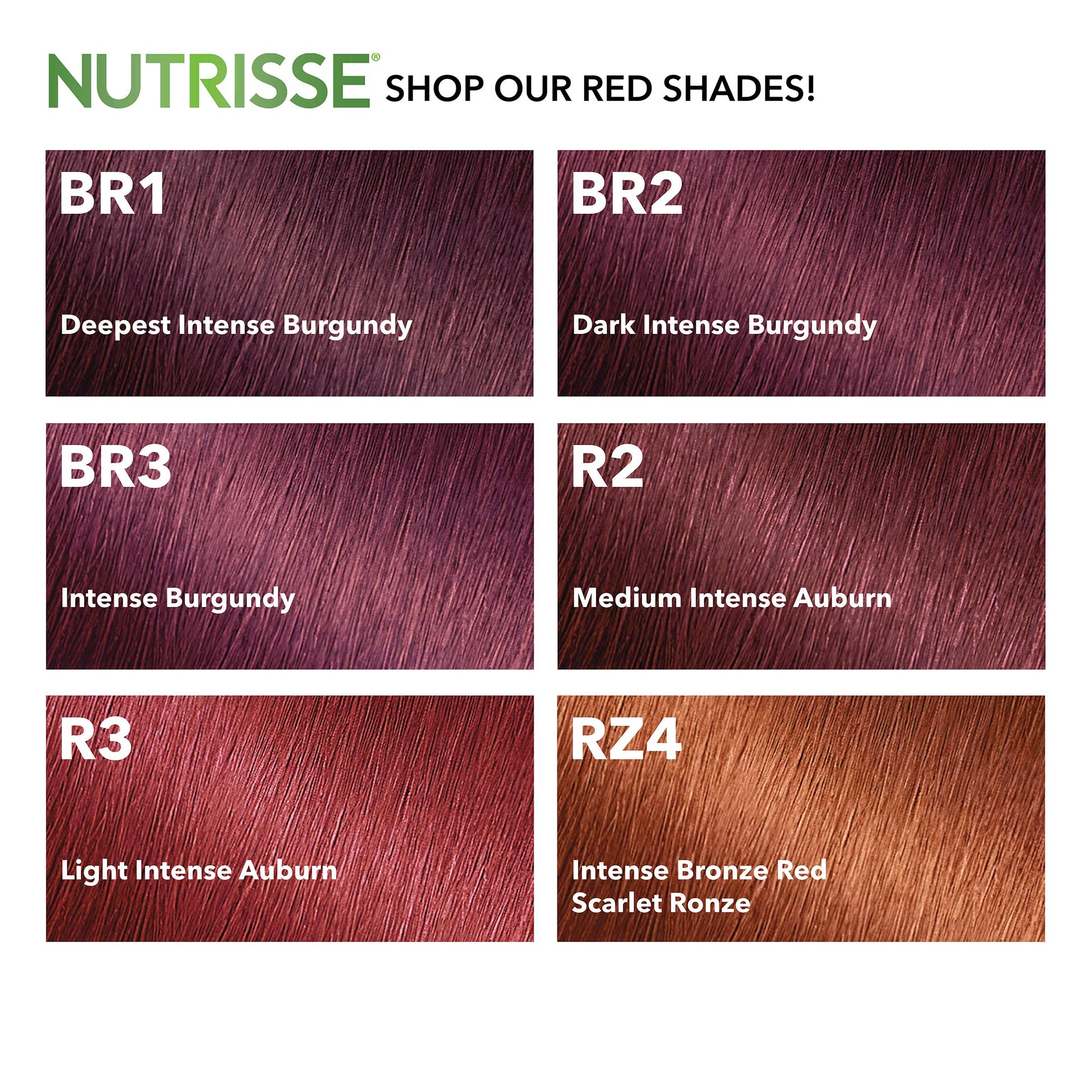 White Smoke Garnier Nutrisse Ultra Color Nourishing Permanent Hair Color Cream, BR2 Dark Intense Burgundy (1 Kit) Red Hair Dye (Packaging May Vary), 1 Count