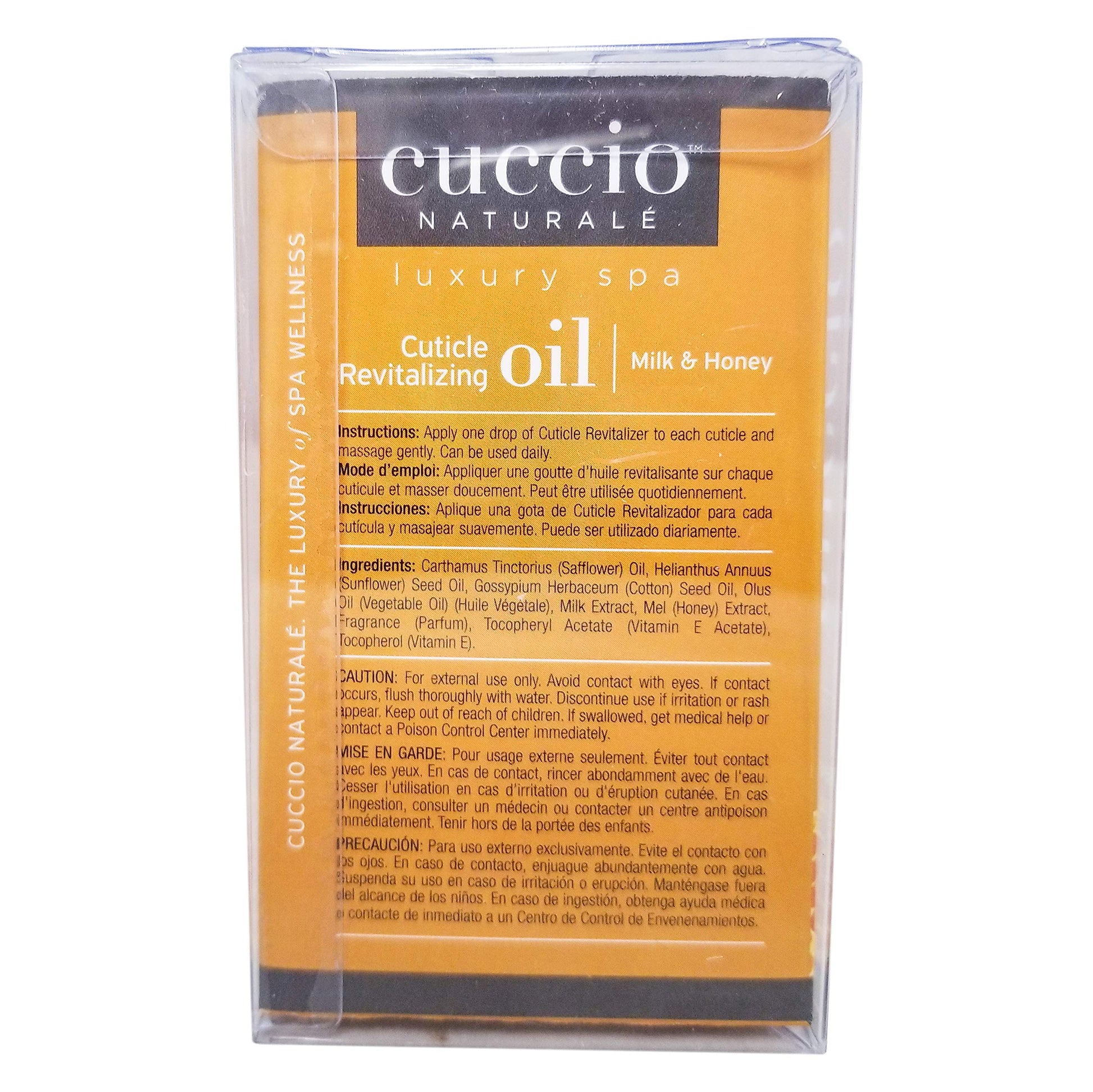 Chocolate Cuccio Revitalize Cuticle Oil, Milk and Honey,Super-Penetrating - Nourish, Soothe & Moisturize 2.5 Ounce (3)