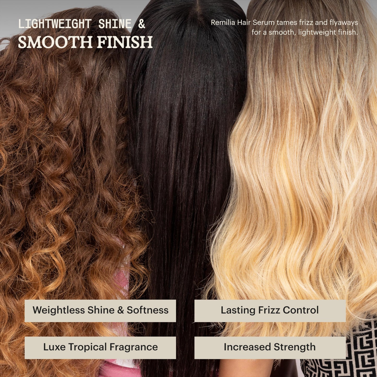 Black Remilia The Cosmocap Daily Hair Serum with Pro-Vitamin B5, Silk Protein & Keratin Amino Acids -Lightweight Capsules for Smoothness, Shine & Frizz Control - Salon-Inspired Daily Care - 30 Capsules