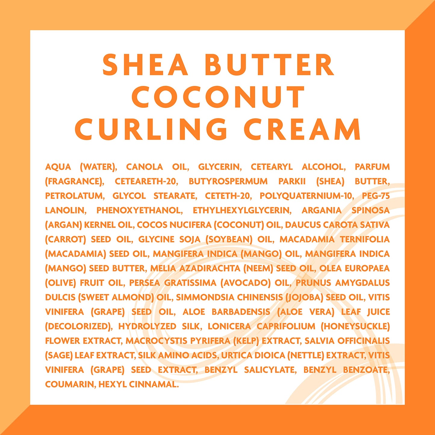 Seashell Cantu Shea Butter for Natural Hair Coconut Curling Cream, 25 Ounce