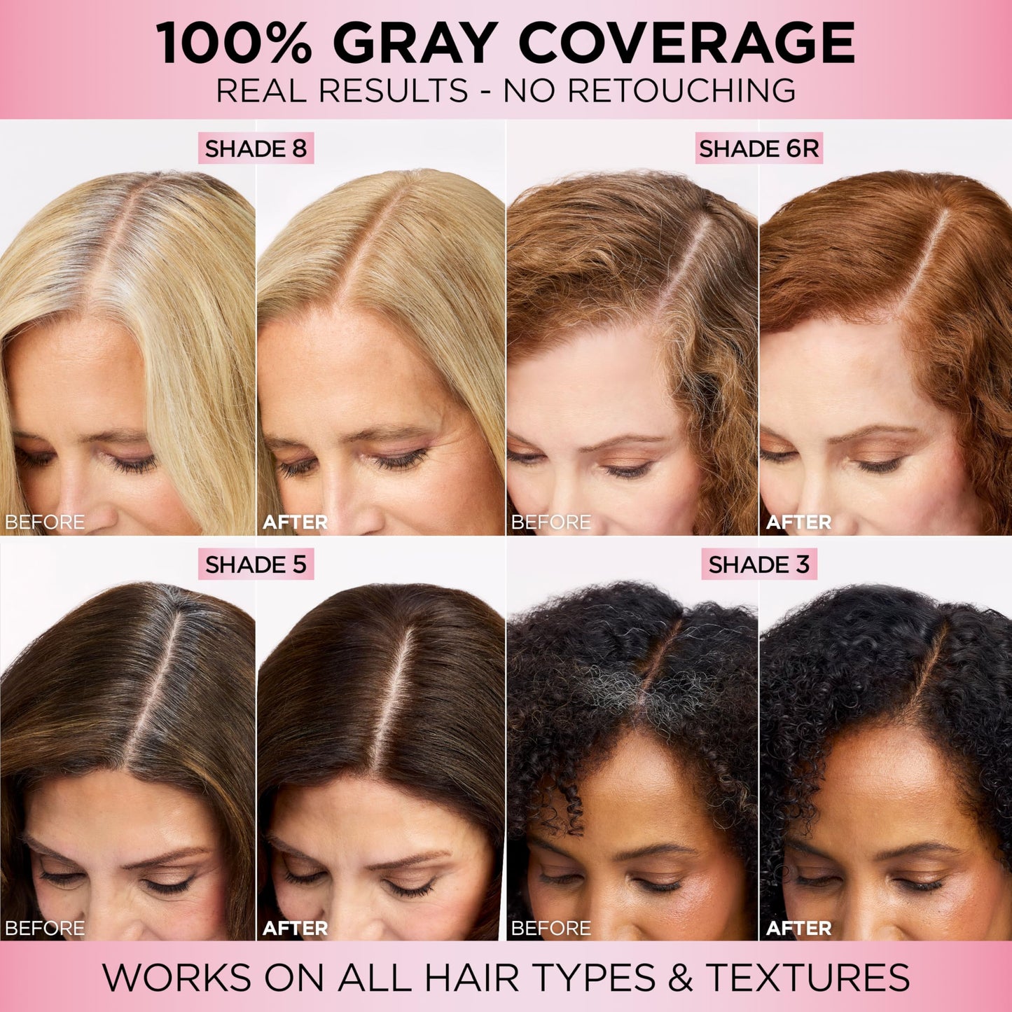 White Smoke L'Oreal Paris Excellence Crème Permanent Hair Dye, Triple Care Hair Color with Hyaluronic Acid for 100% Gray Coverage, 4 Dark Brown, 1 Kit (Packaging May Vary)