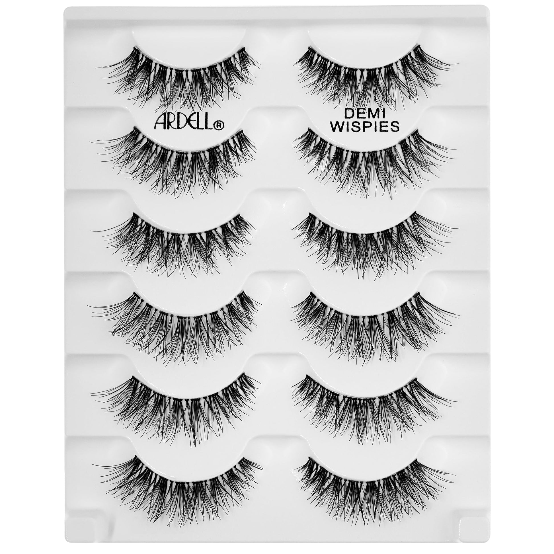 Lavender Ardell Demi Wispies Eyelashes – Multi-Dimensional, Eyelashes Natural Look, 6 Pairs