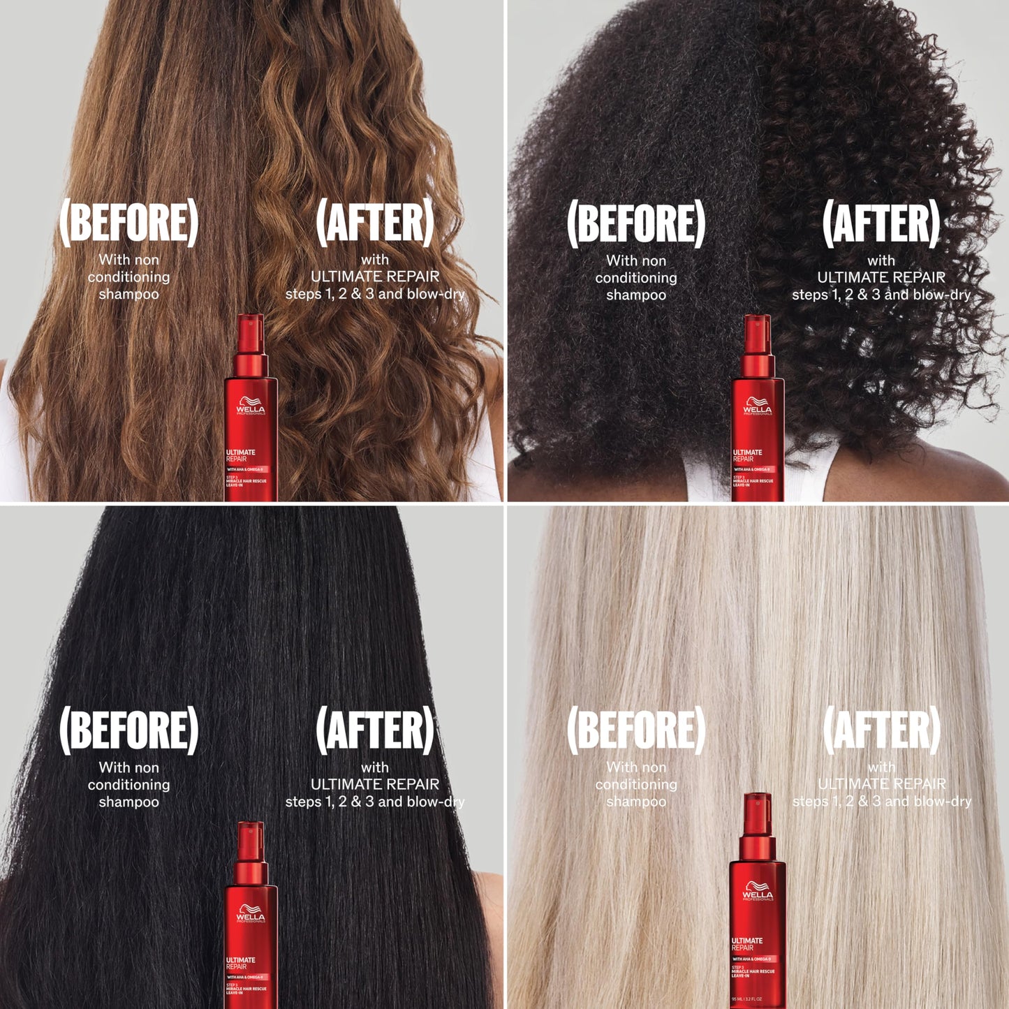 Dark Slate Gray Wella Professionals ULTIMATE REPAIR Miracle Hair Rescue for Damaged Hair | Luxury Leave-In Treatment | Long-Lasting Repair & Protection | For All Hair Types | 3.2 Fl Oz - Packaging May Vary