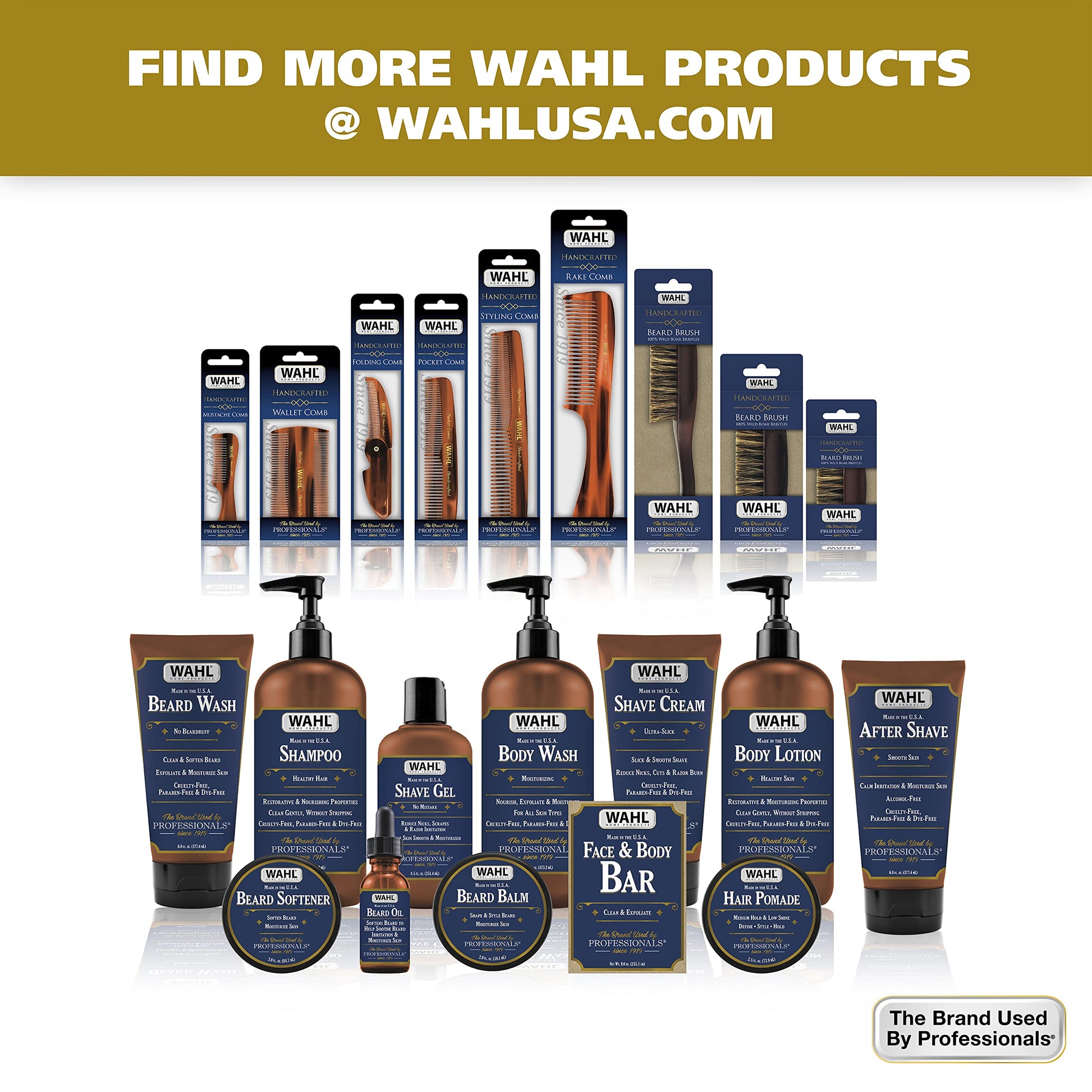 White Smoke Wahl Hair Pomade for Styling with Essential Manuka/Meadowfoam Seed/Clove & Moringa Oil for Control Hold Shine - Model 805611A