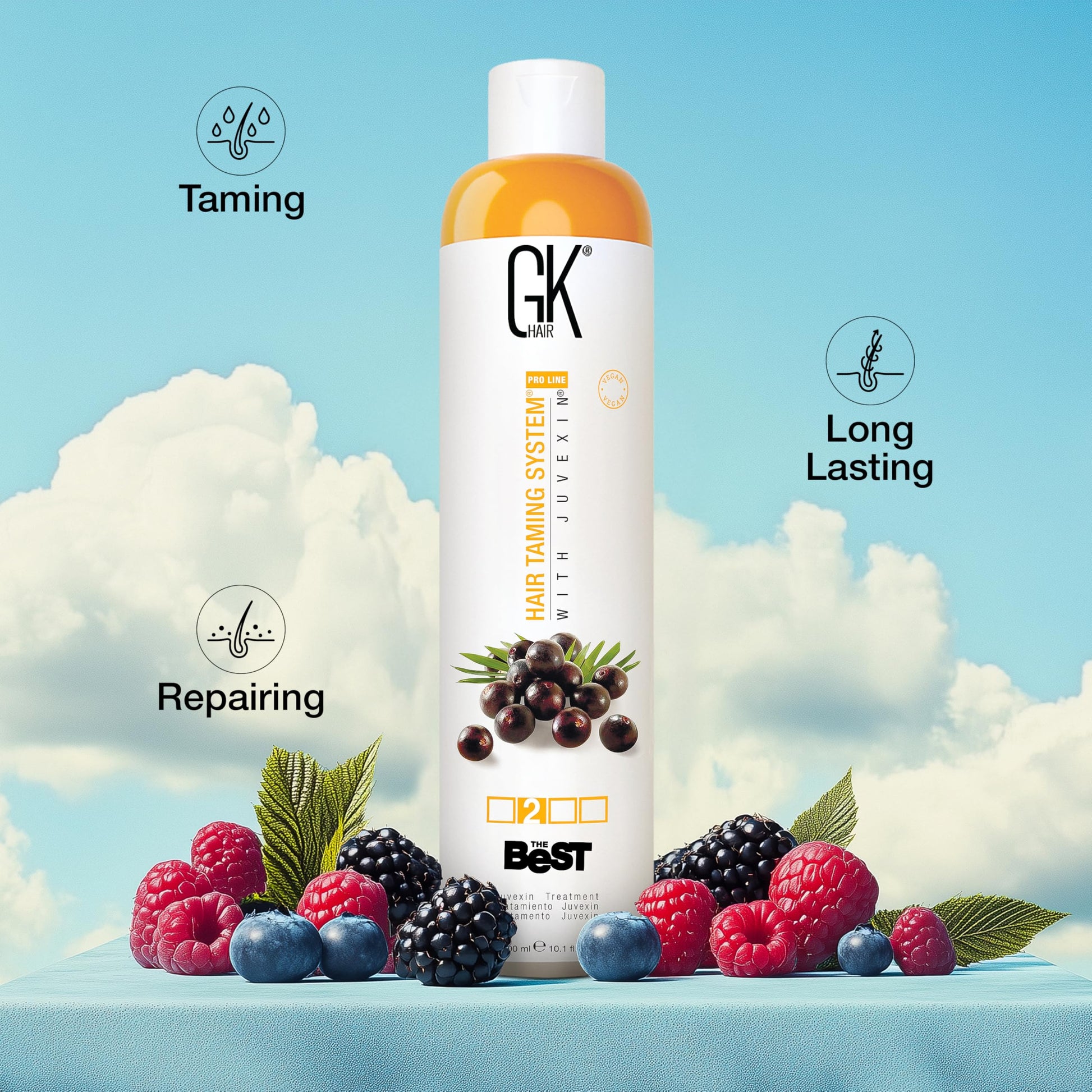 Antique White GK HAIR Global Keratin The Best Keratin Treatments 300ml (ACAI 300ml)