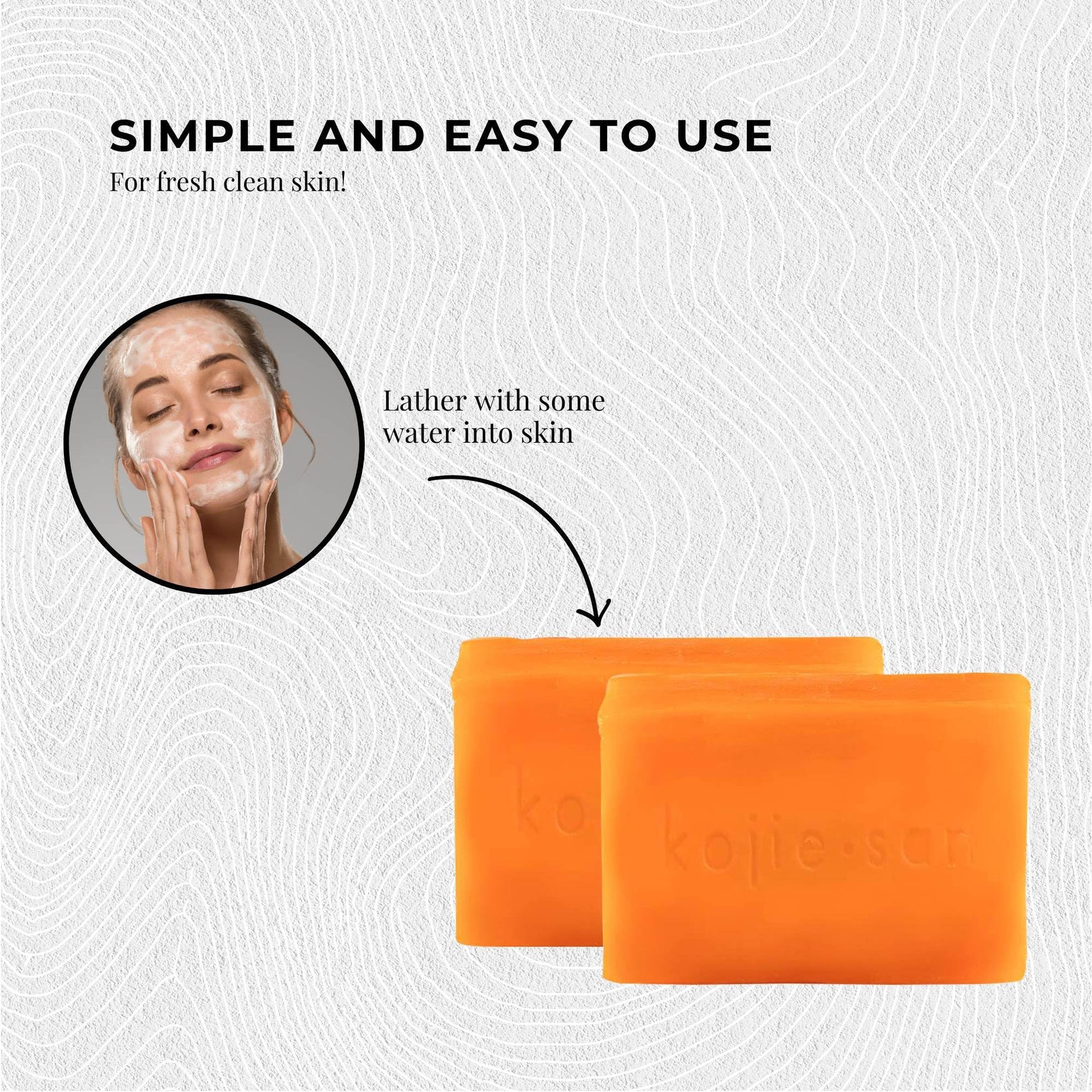 Lavender Kojie San Original Kojic Acid Soap for Face and Body – Dark Spot Remover, Gentle Cleansing Bar with Coconut Oil, Tea Tree Oil, and Glycerin – Helps Improve Skin Appearance – 65g x 1 Bar
