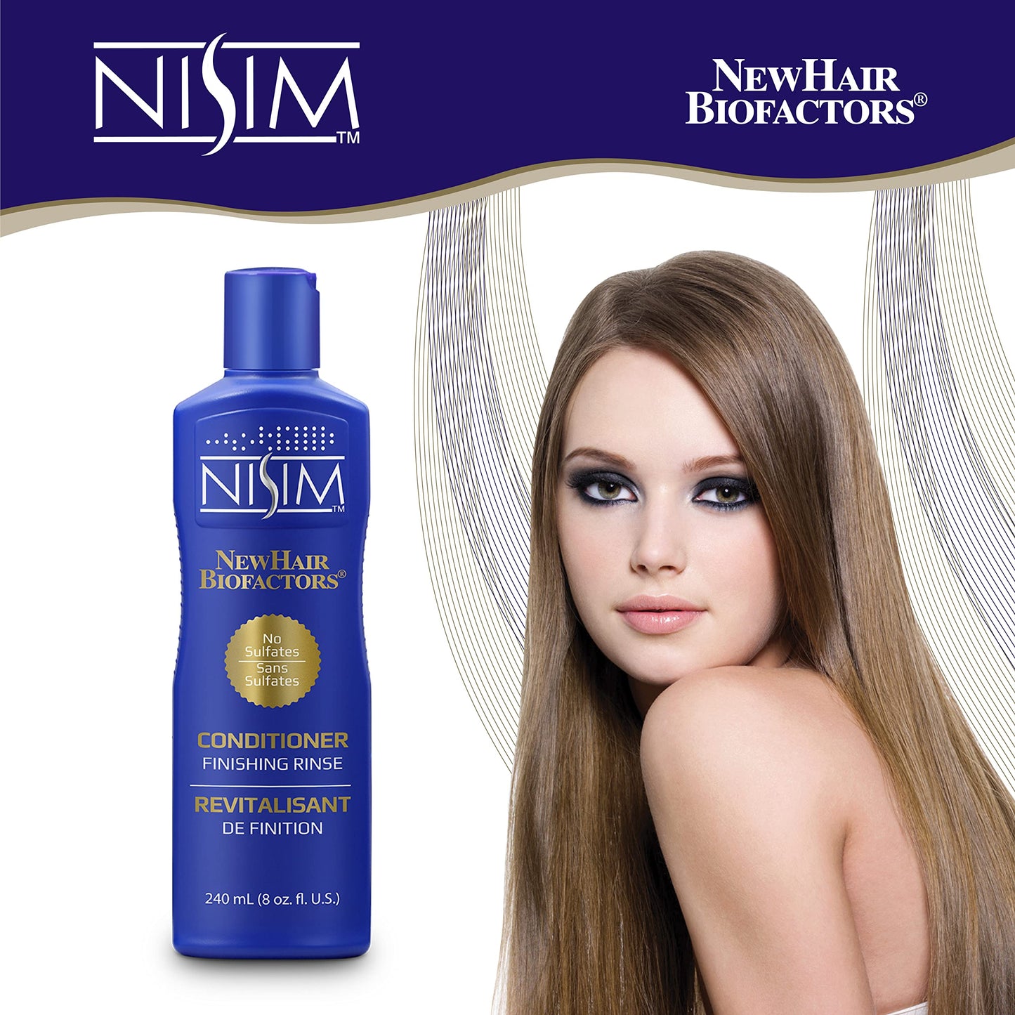 White Smoke NISIM - Finishing Rinse Conditioner, 8 oz