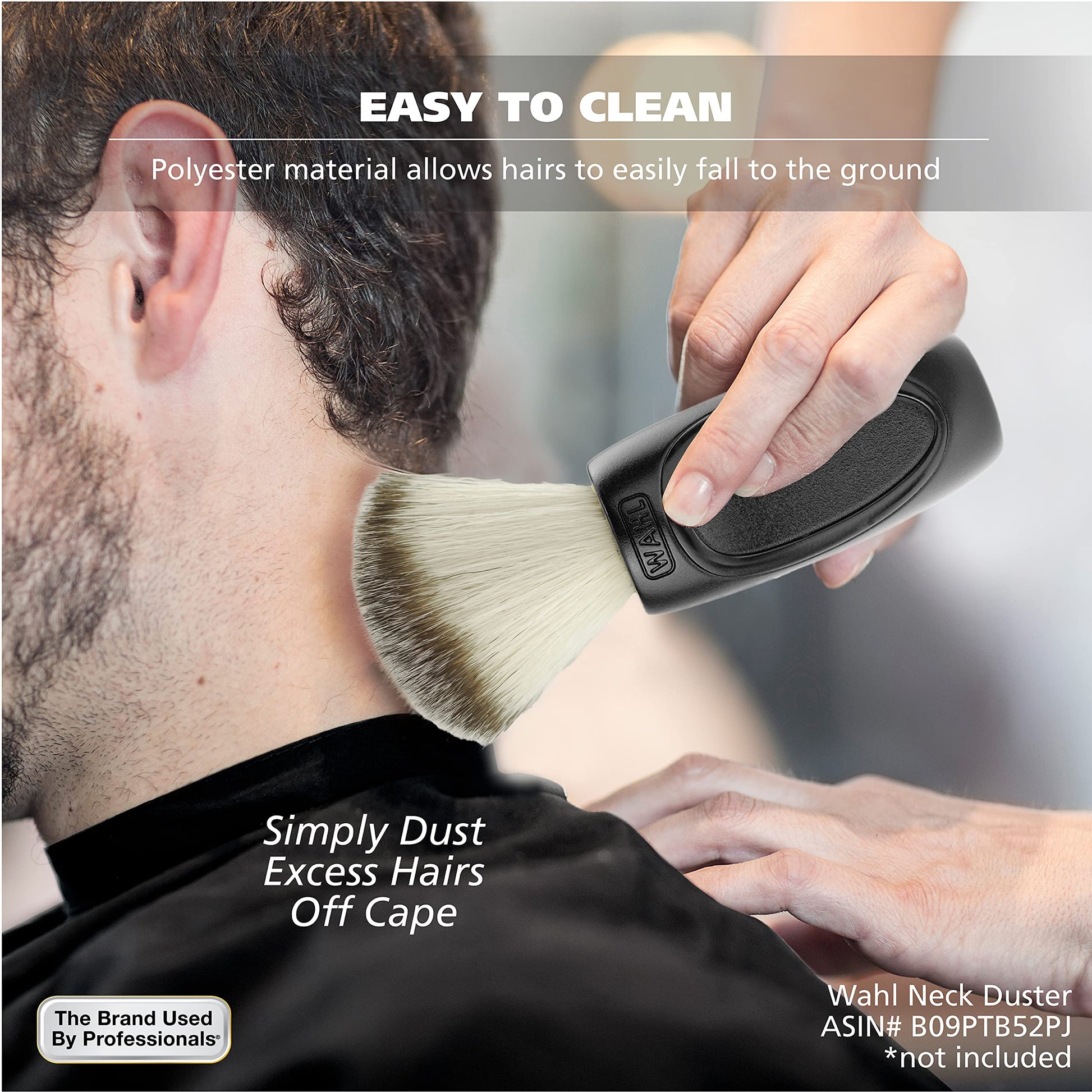 Dark Slate Gray Wahl Clipper Genuine Reusable Barbers Cape for Hair Cutting, and Trimming with Easy Hook & Loop Adjustable Neck for Kids and Adults - Model 3417