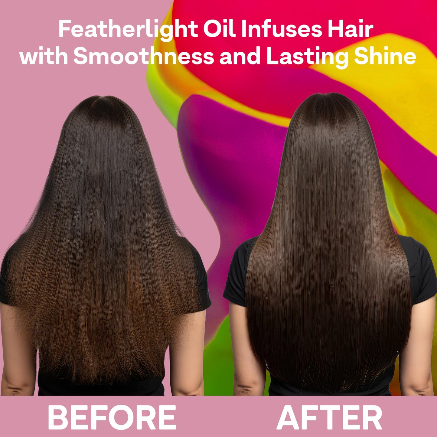 Rosy Brown Colorproof Smooth Drops 1.86 Fl. Oz. Clear, Non-Greasy Anti-Frizz Hair Drops with a Frizz Elimination and Humidity-Resistant Formula, and Color Protection, White Tea Scent