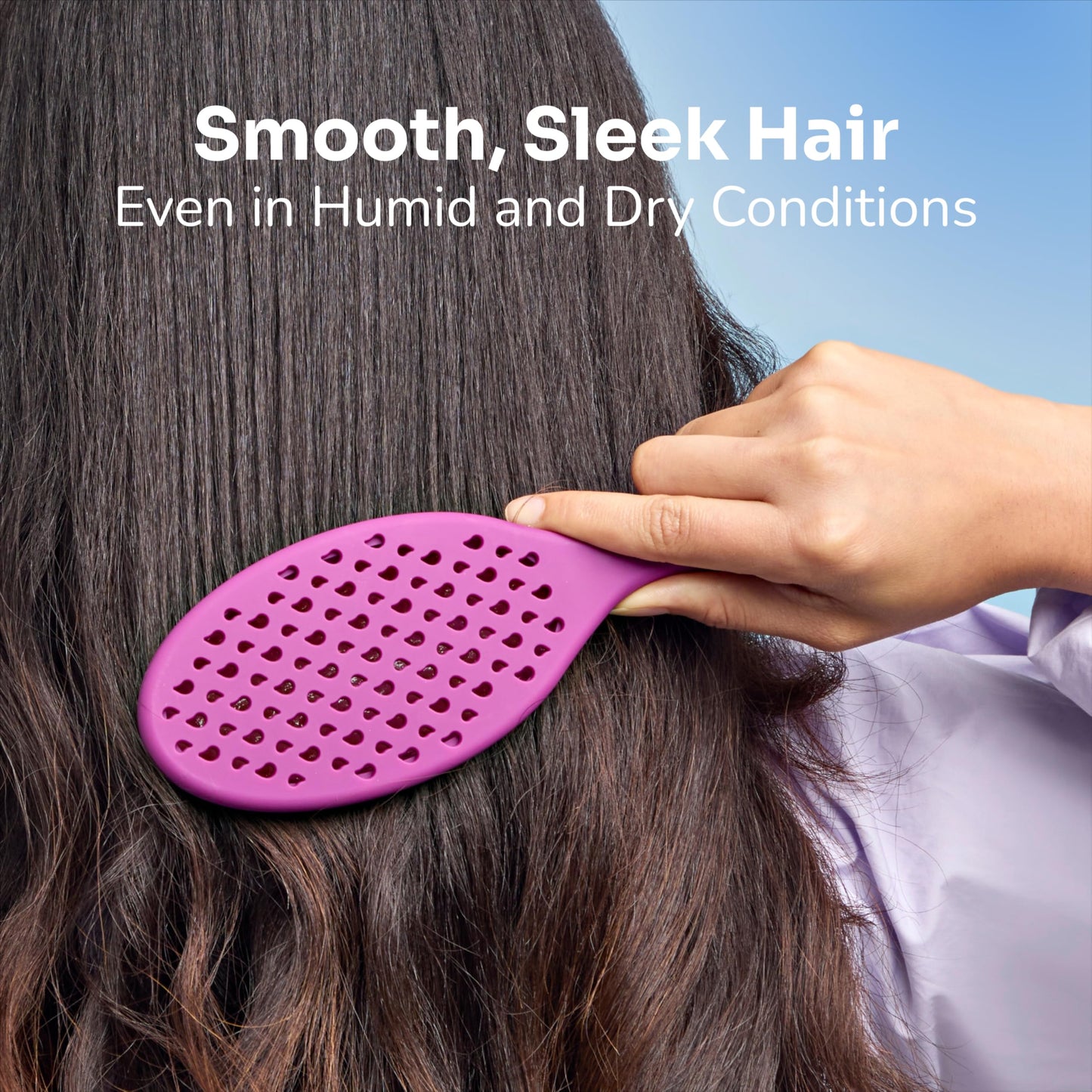 Dark Slate Gray Wet Brush Frizz-Free Detangler Brush with Ionic Technology, Purple, Provides Frizz Control, Reduces Static, and Smooths All Hair Types, Best For Dry Hair, Made for Women, Men & Kids