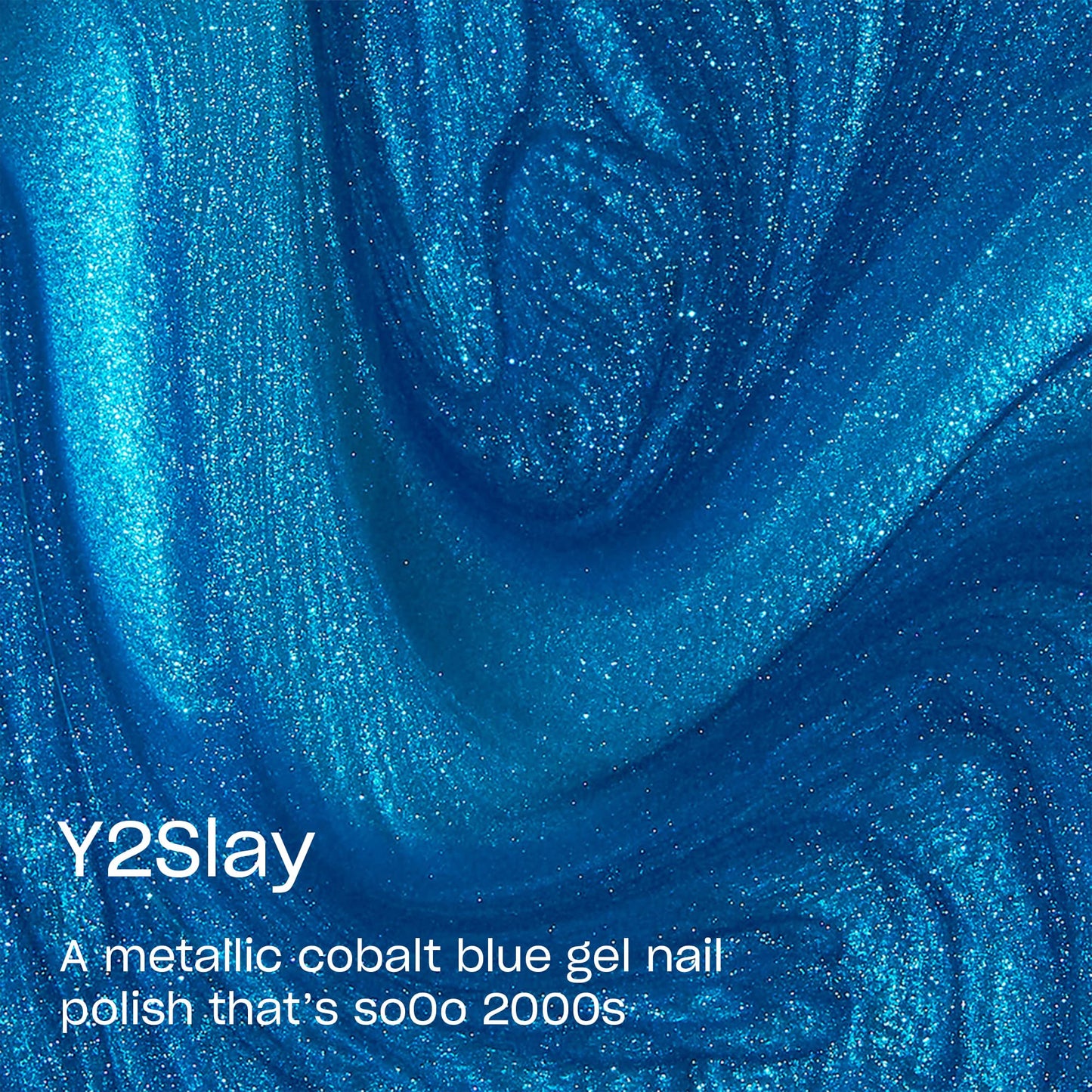 Midnight Blue OPI GelColor Y2Slay | Opaque Bright Blue Metallic UV Cure Gel Nail Polish | Metallic Mega Mix Collection