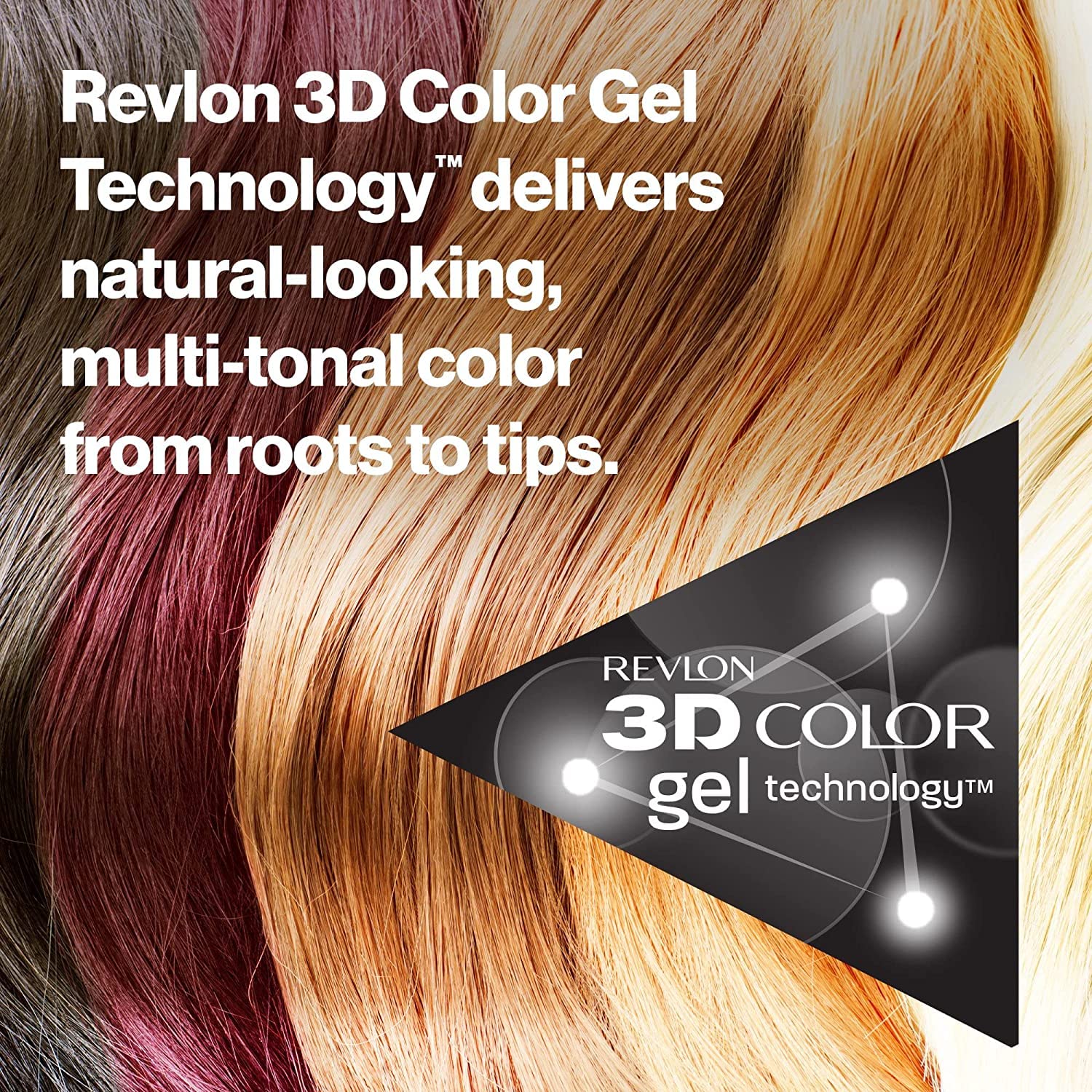 Black Revlon Colorsilk Hair Color 51 Light Brown, Pack of 5